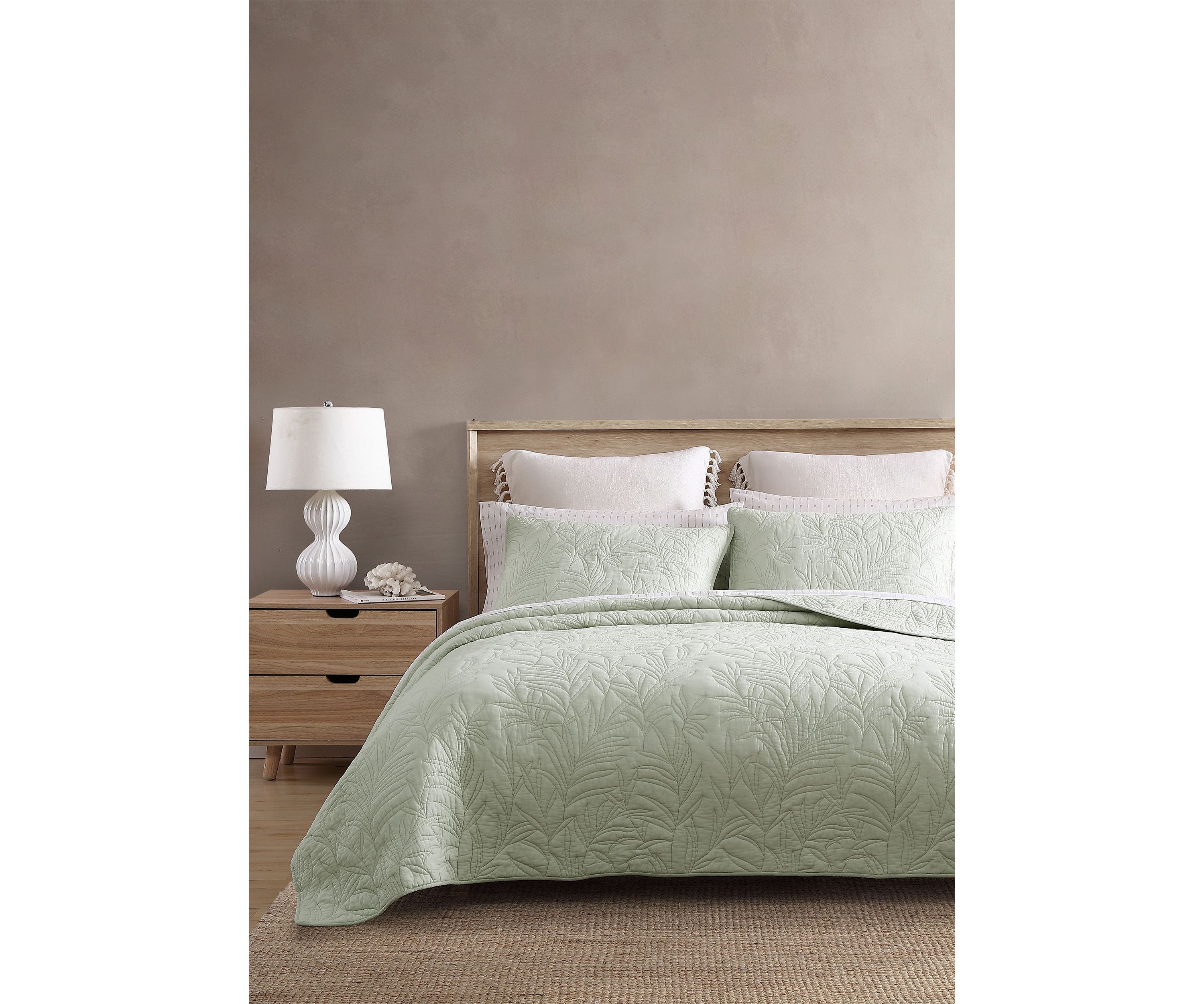 Solid Costa Sera Stitch 1-Piece Quilt