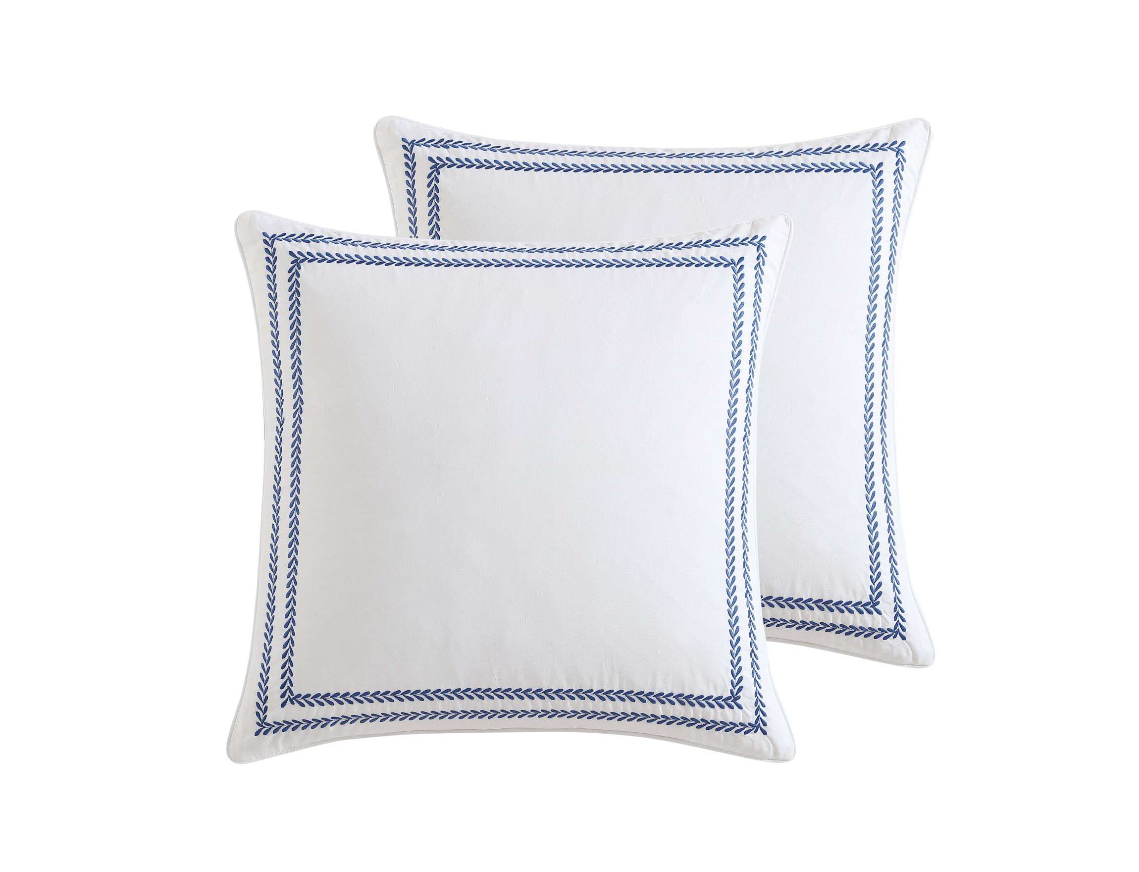Stitched Vine Cotton Sham No Qlt