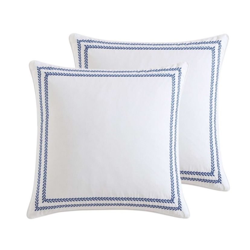 Stitched Vine Cotton Sham No Qlt