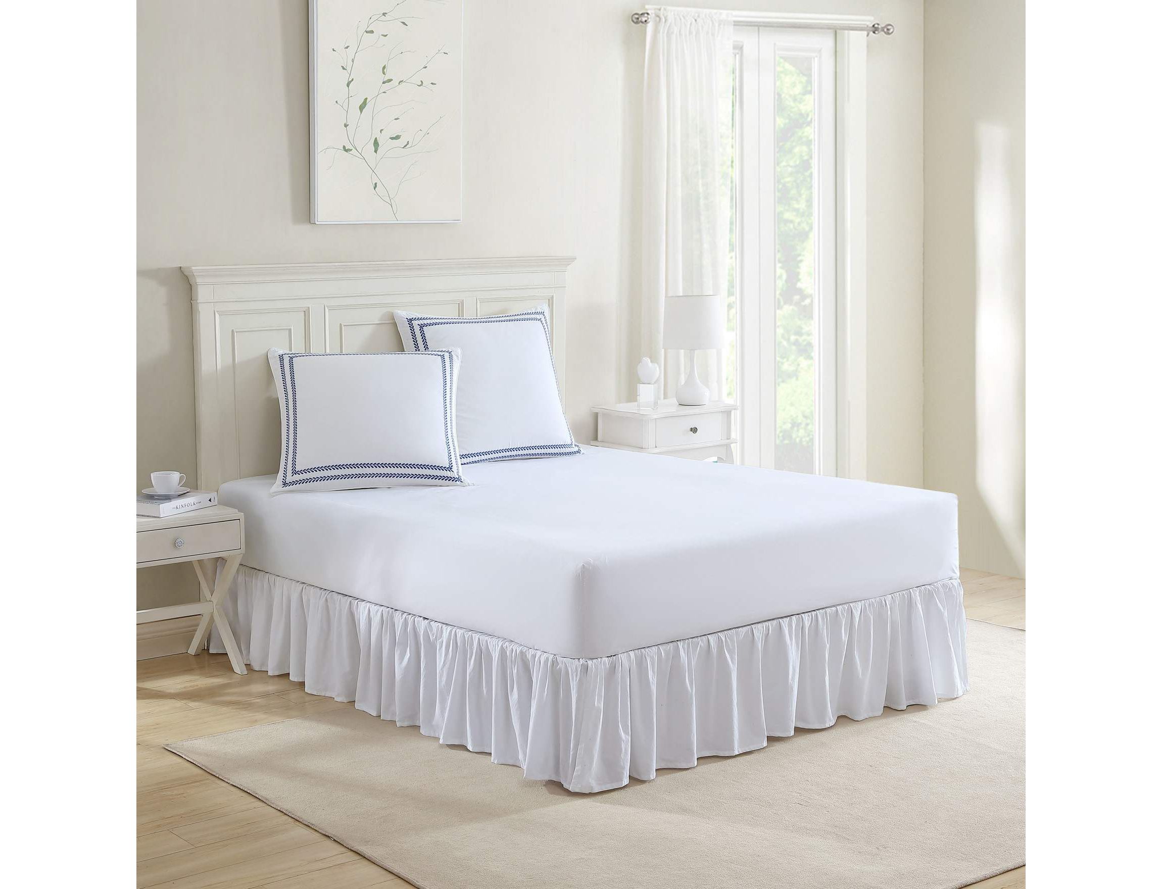 Stitched Vine Cotton Sham No Qlt