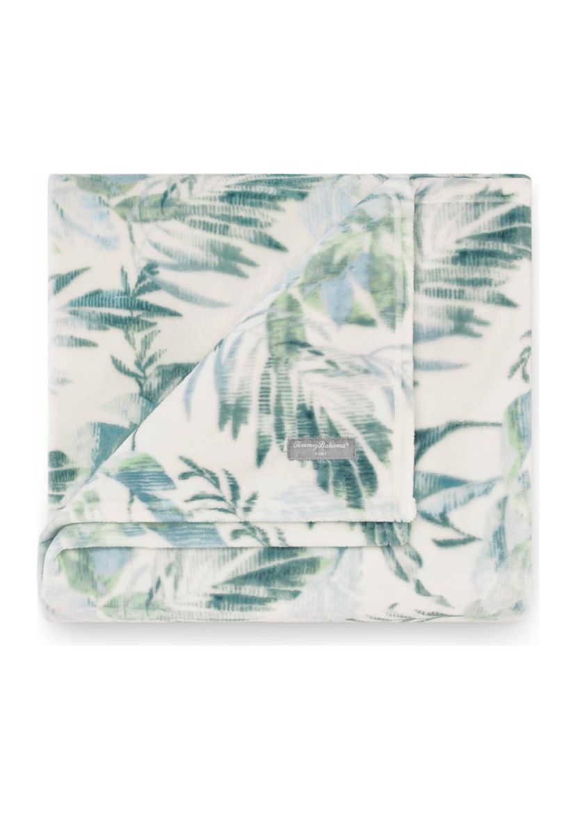 Wallpaper Leaves Throw Blanket