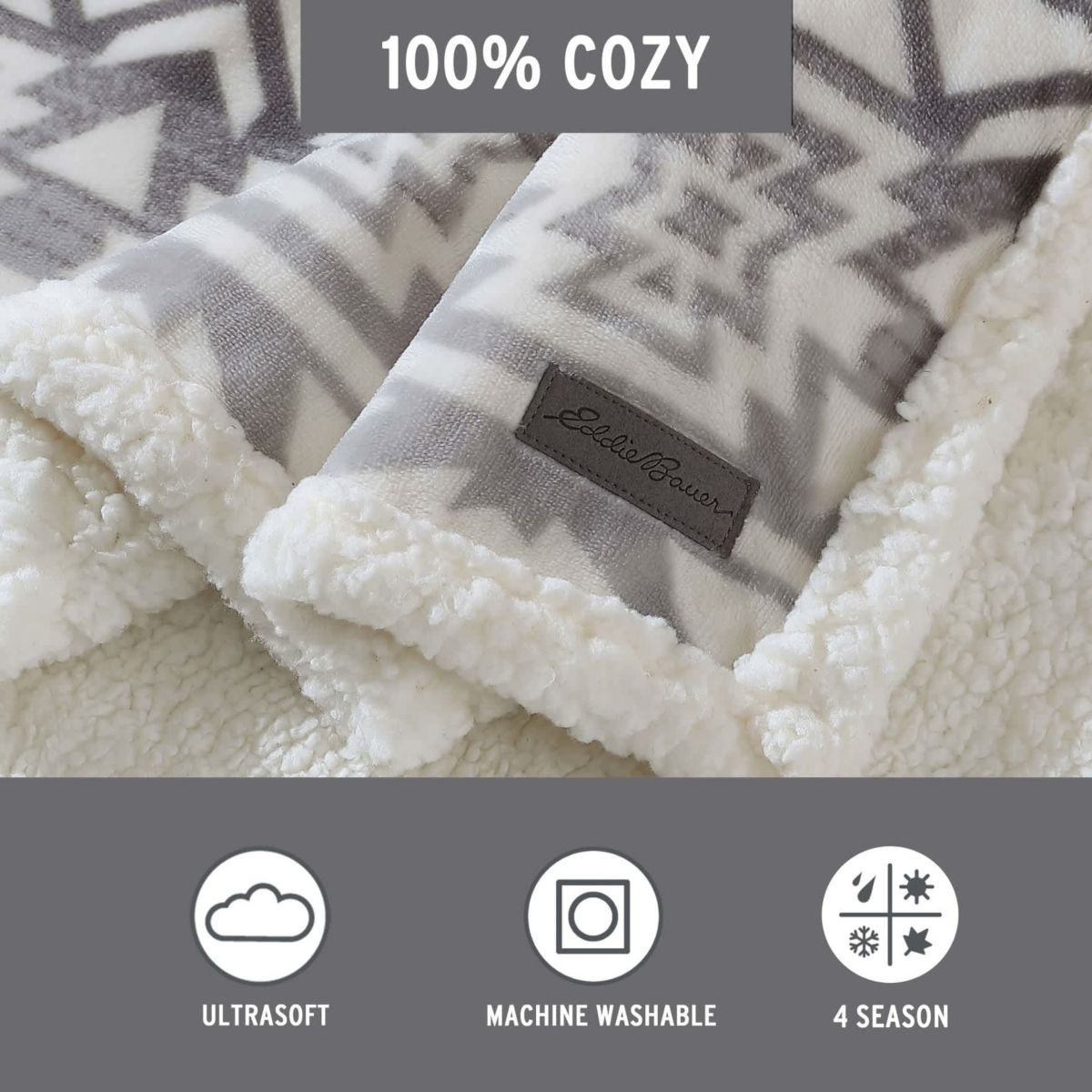 Clyde Hill Stripe Polyester Throw Blanket