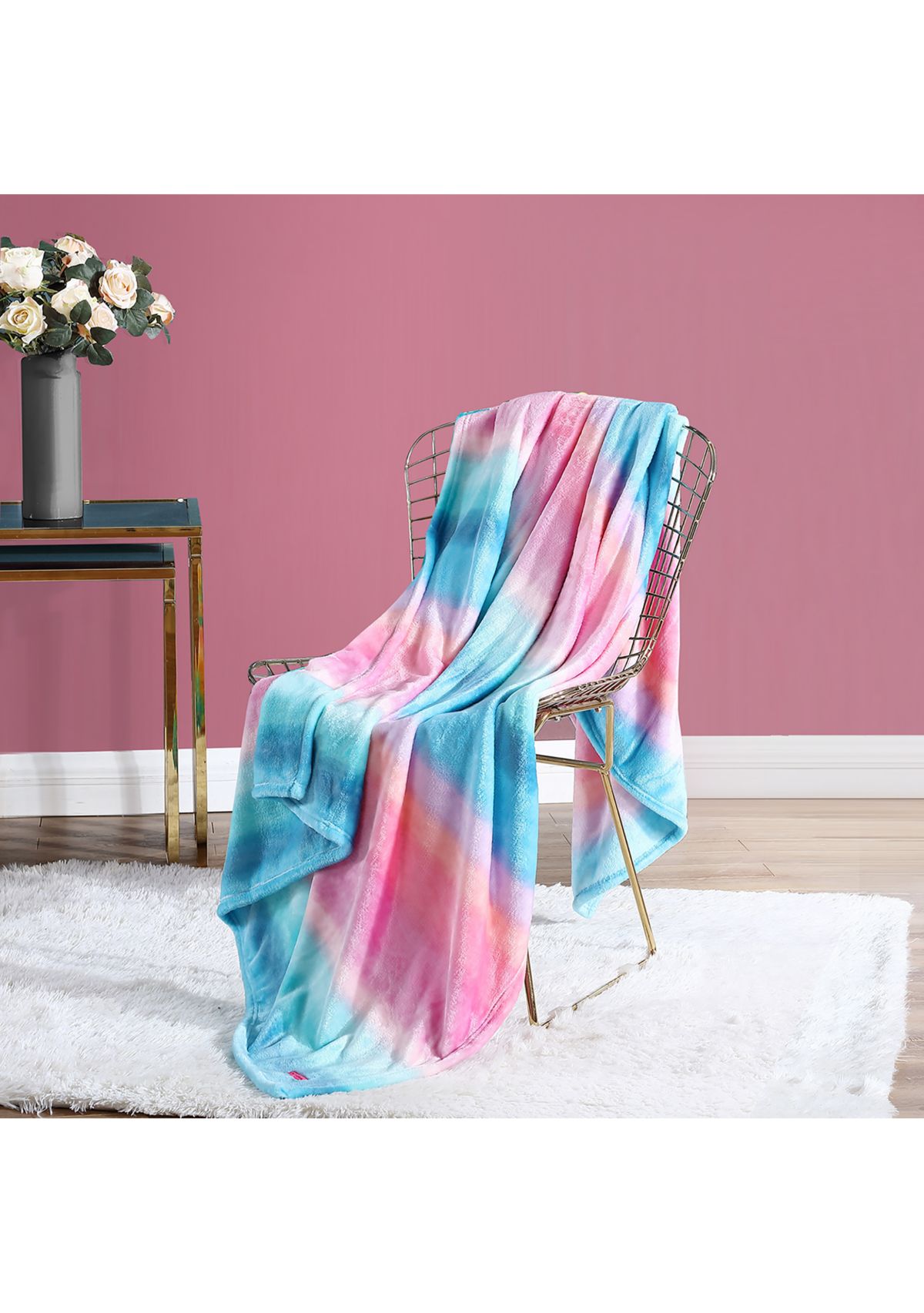 0BJ Ombre Thrw 50X70 Pnk:One Size Fits All Quilt Open Stock:Pink