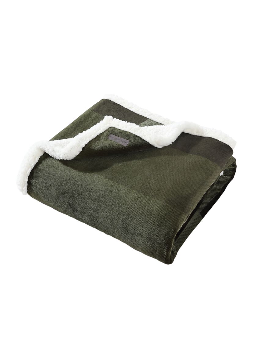 Pine Plaid 1-Piece Ultra Sherpa Throw