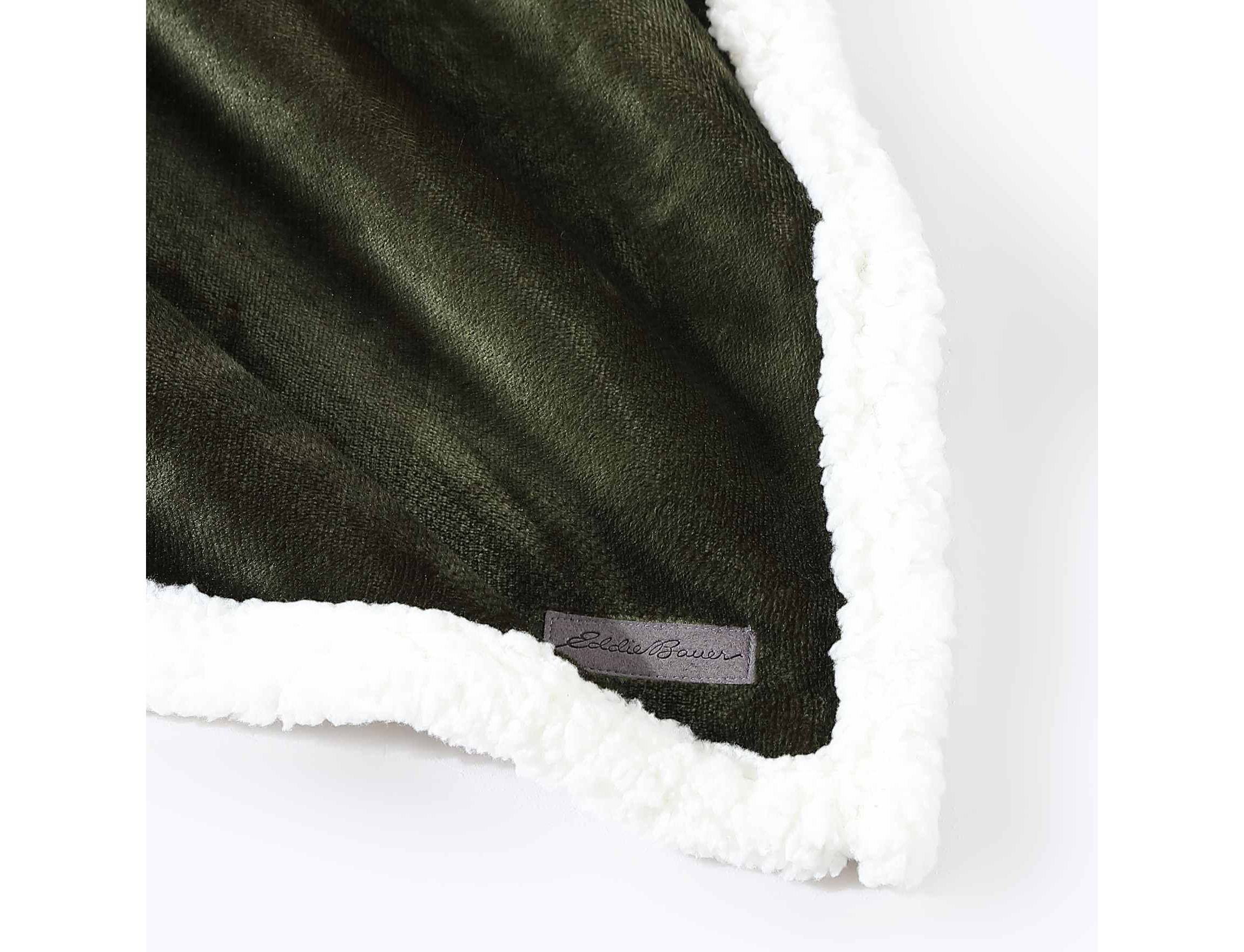 Pine Plaid Polyester Throw Blanket