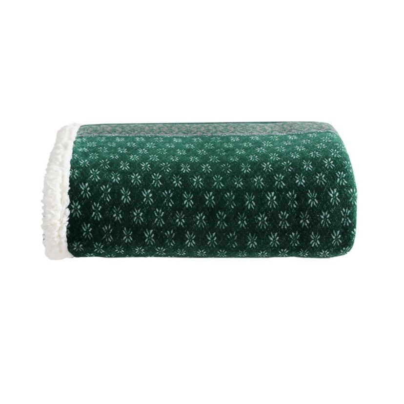 Fair Isle Polyester Throw Blanket