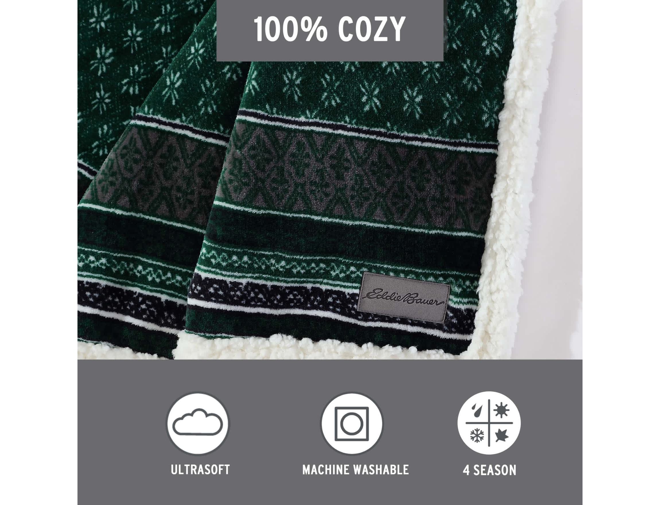 Fair Isle Polyester Throw Blanket
