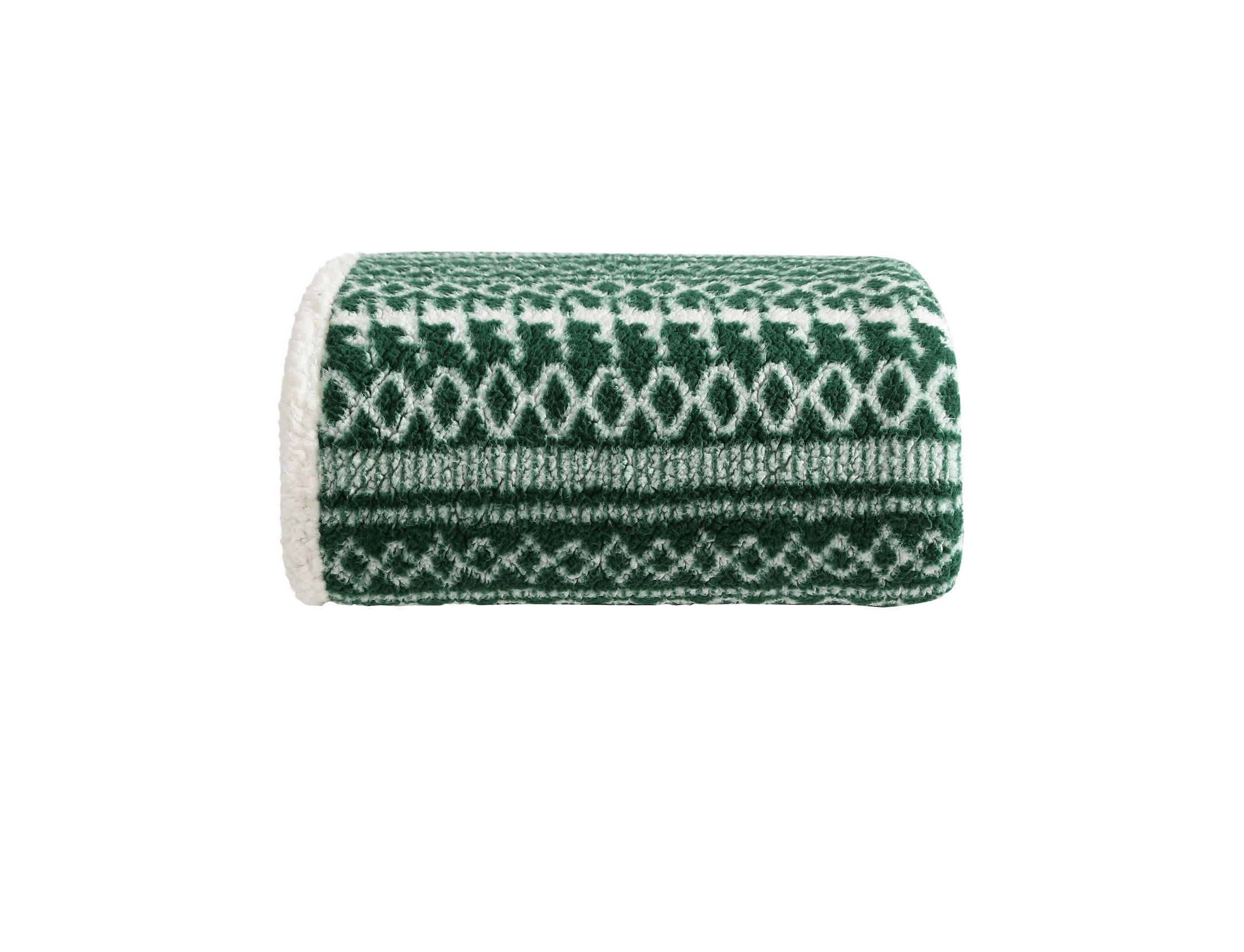 Alpine Fair Isle Polyester Throw Blanket