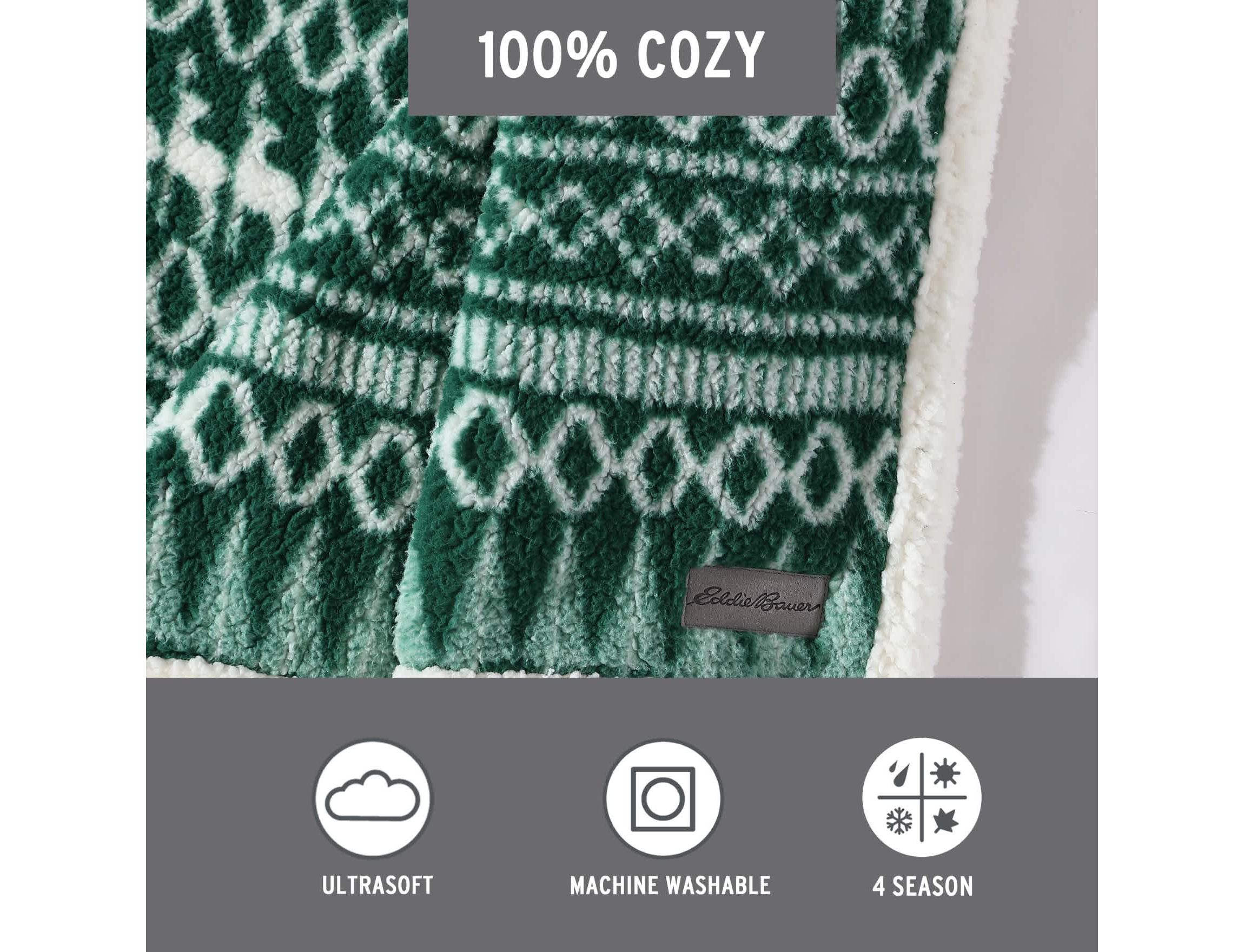 Alpine Fair Isle Polyester Throw Blanket