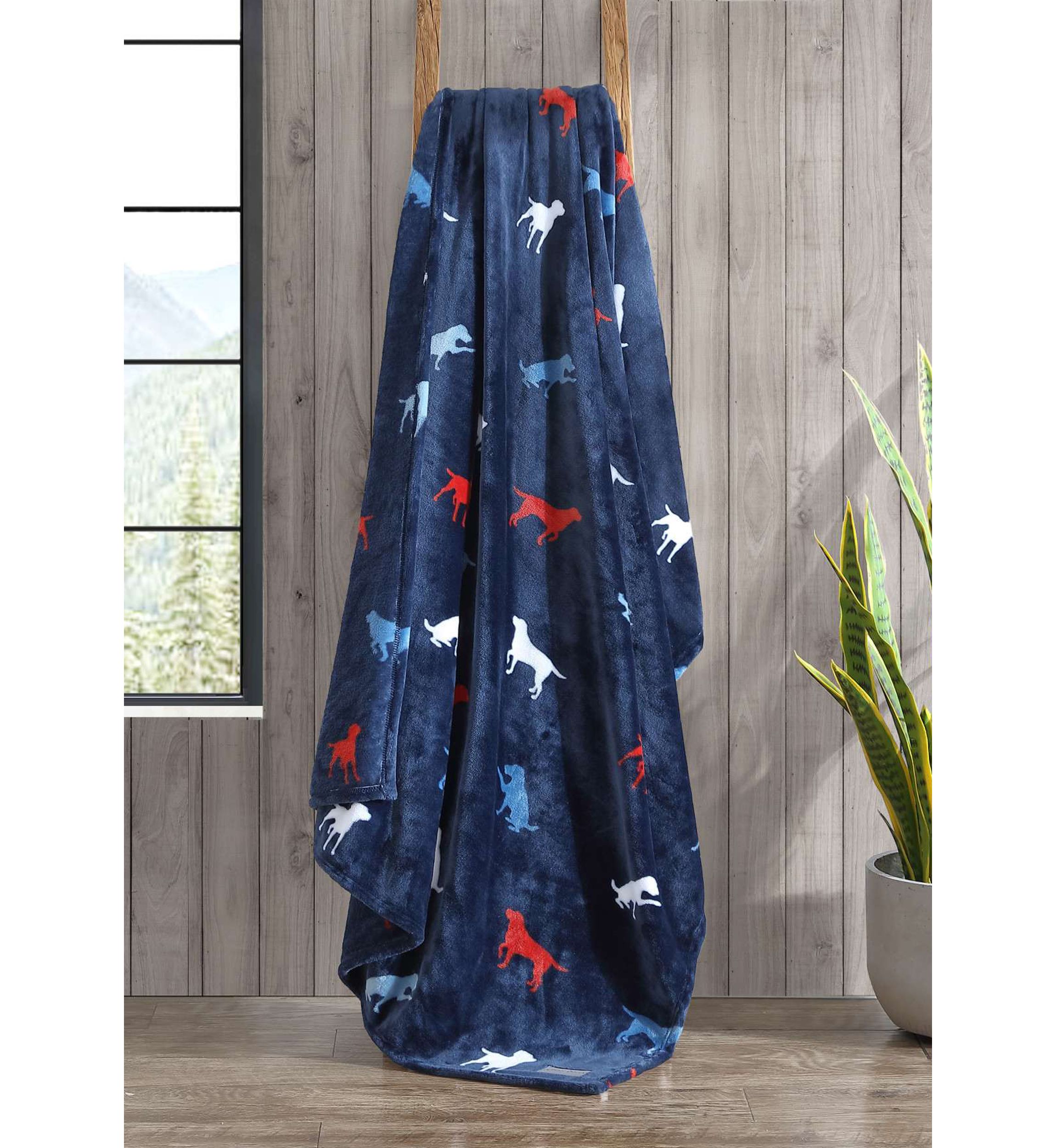 Buddy The Dog Microfiber Throw Blanket