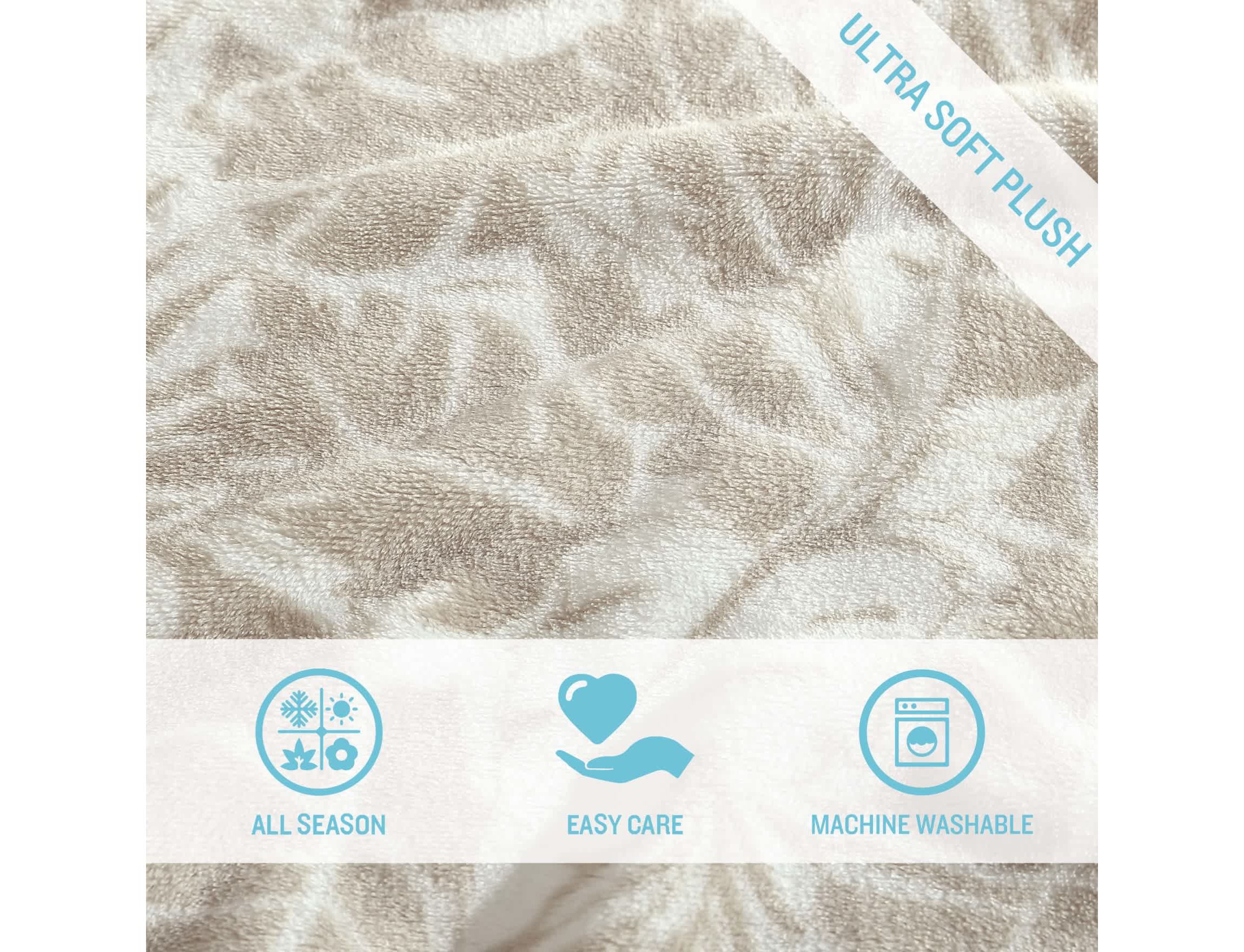 Costa Blanca Microfiber Throw Blanket