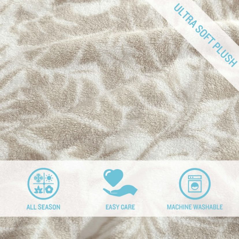Costa Blanca Microfiber Throw Blanket