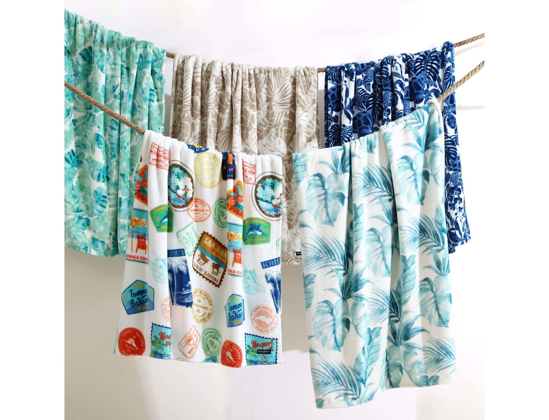 Costa Blanca Microfiber Throw Blanket