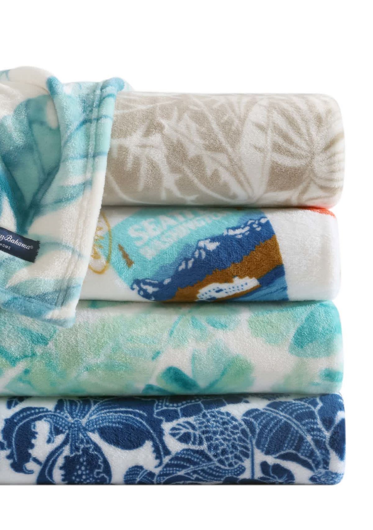 Costa Blanca Microfiber Throw Blanket