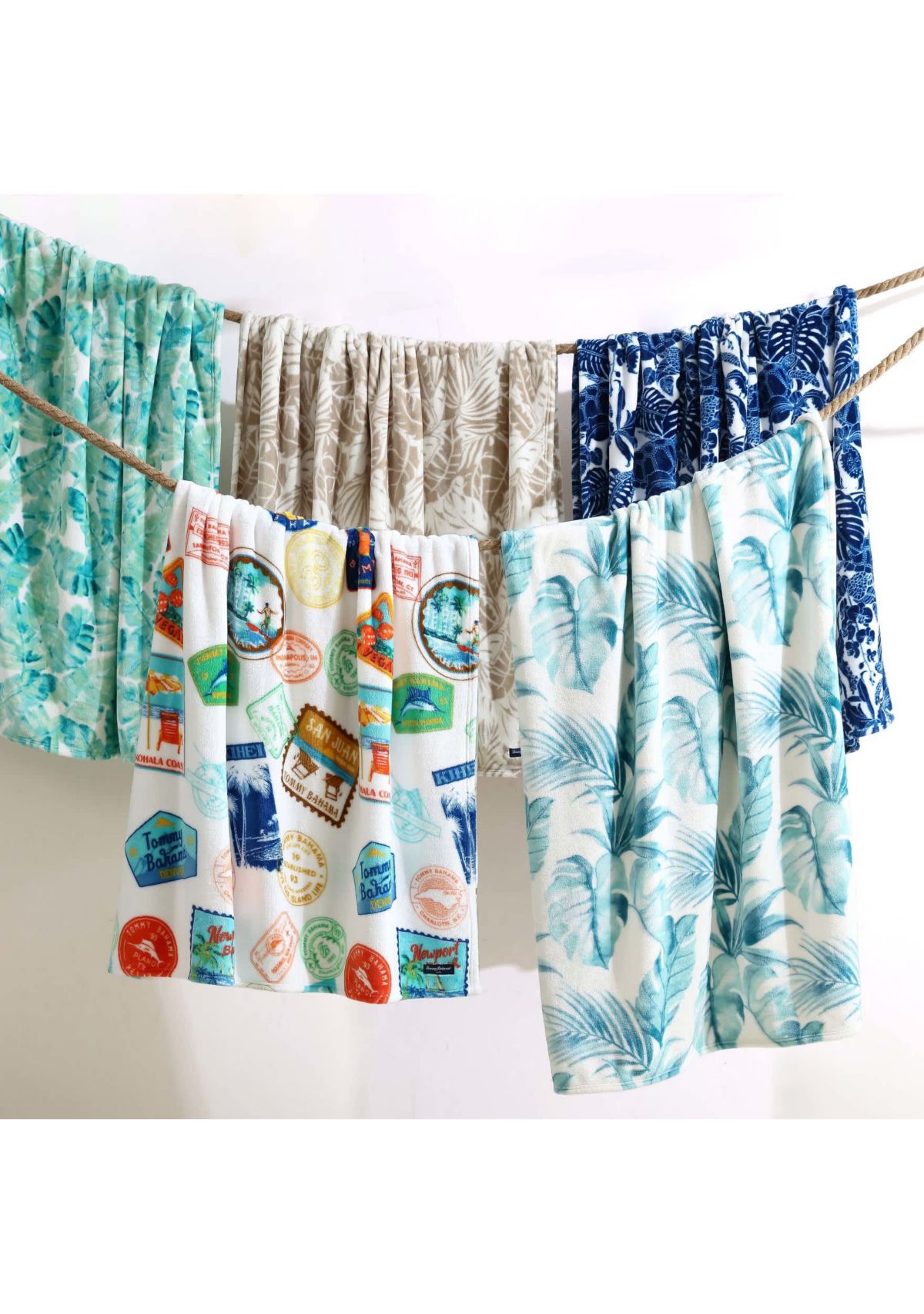 Costa Blanca Microfiber Throw Blanket