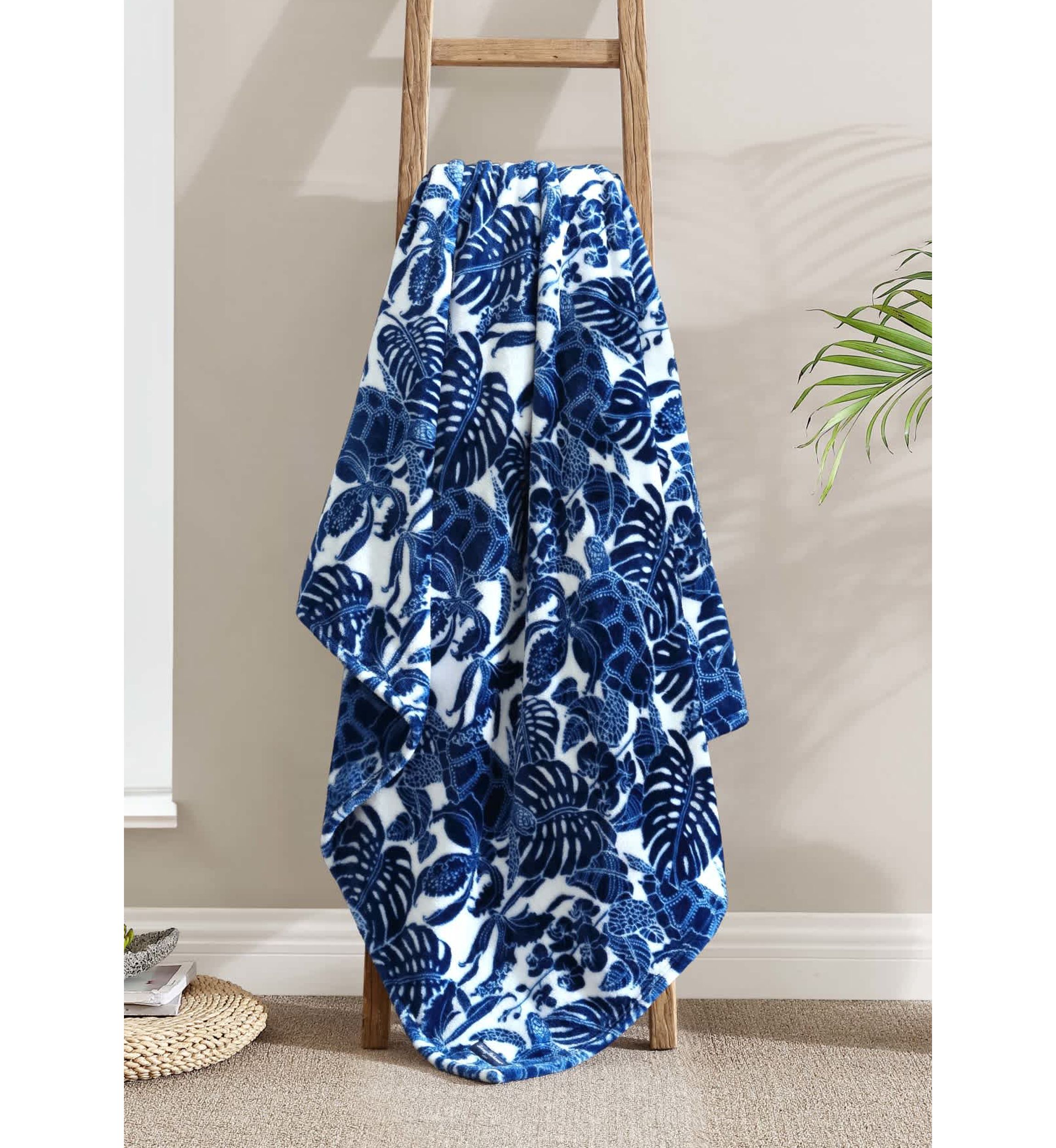 Turtle Bay Microfiber Throw Blanket