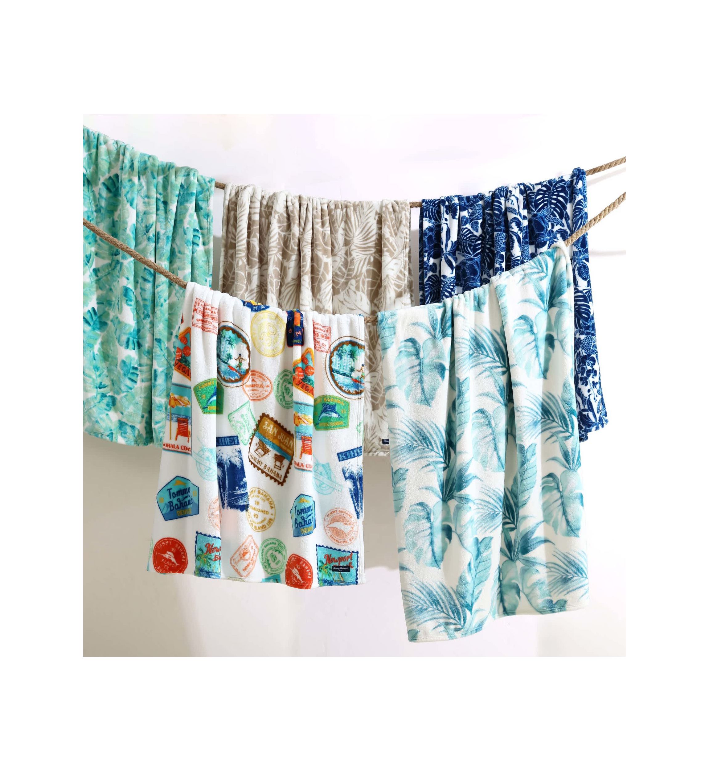 Turtle Bay Microfiber Throw Blanket
