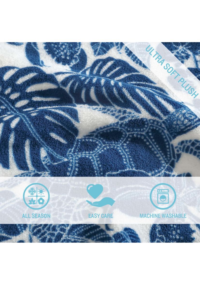 Turtle Bay Microfiber Throw Blanket