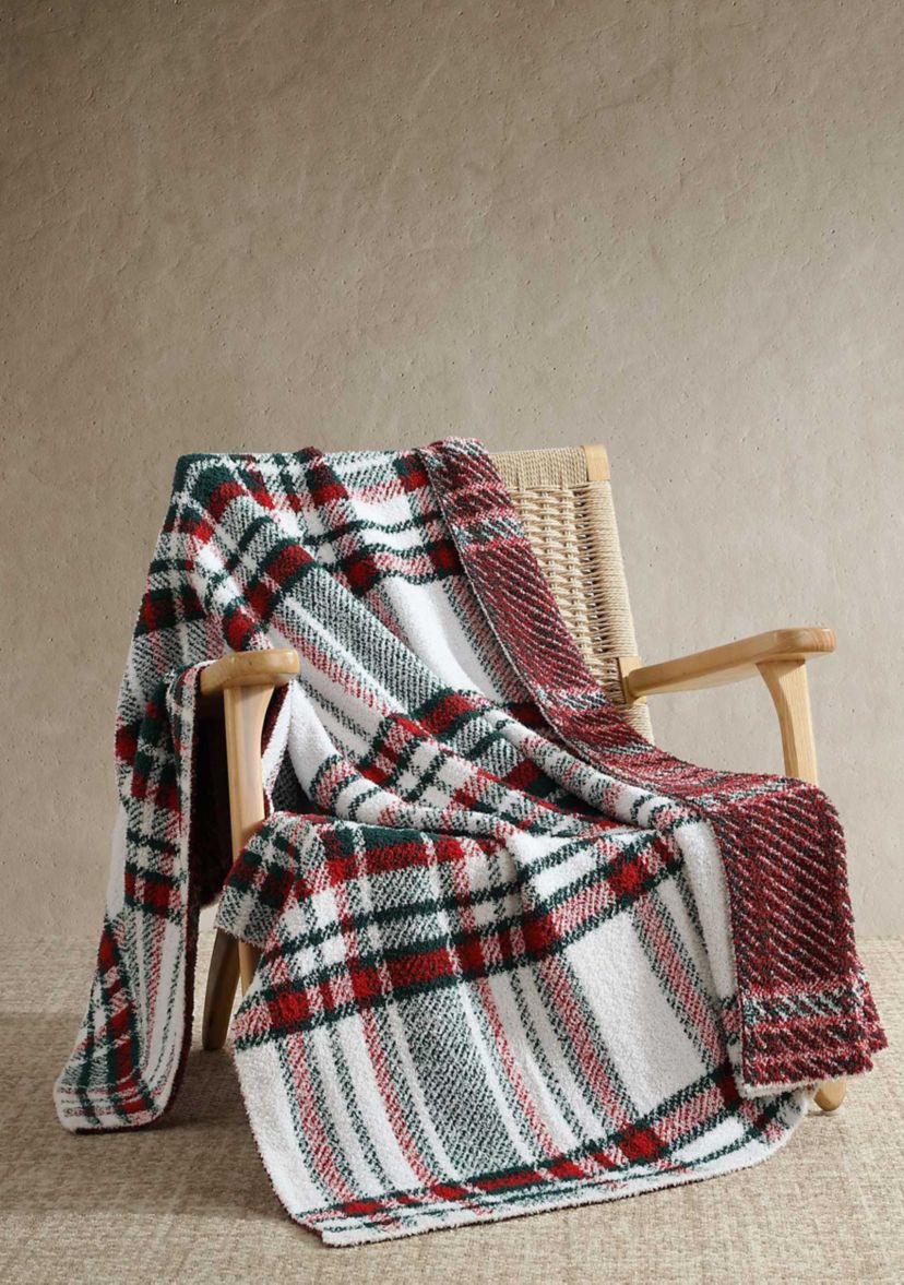 Emmet Plaid Microfiber Throw Blanket