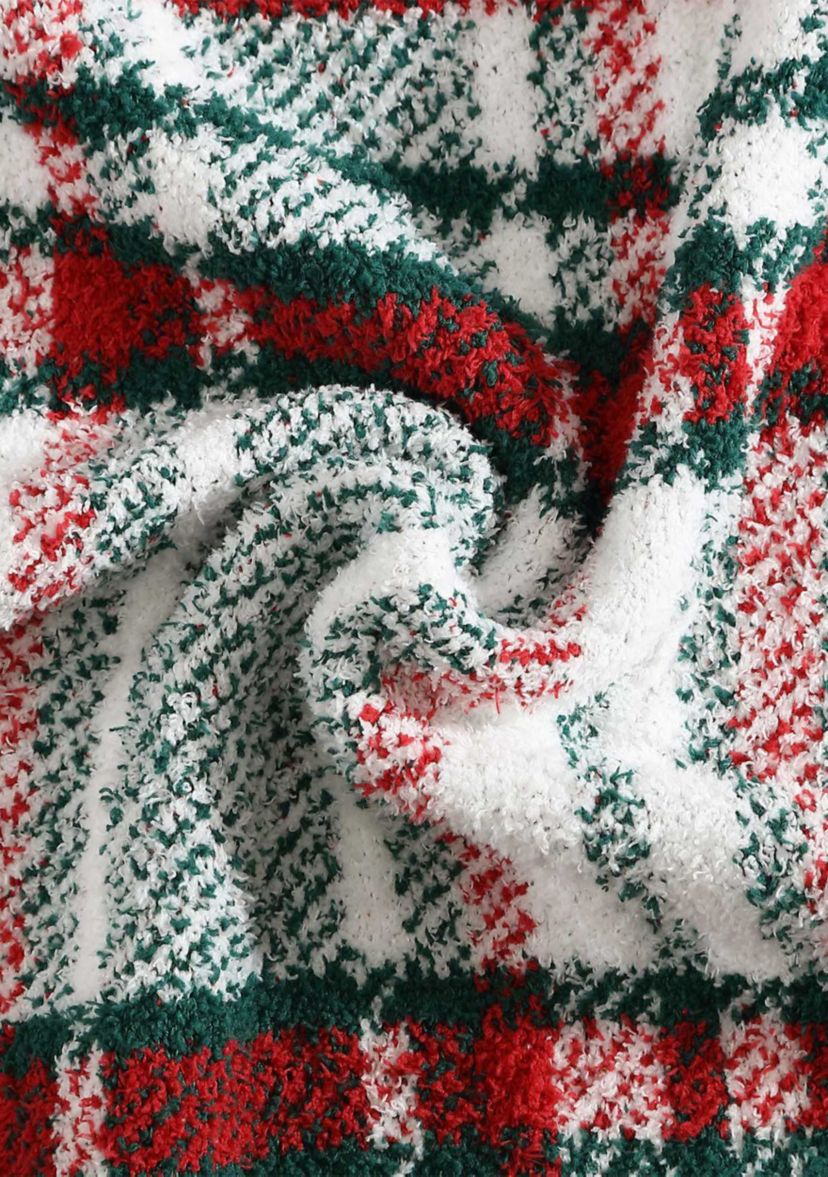 Emmet Plaid Microfiber Throw Blanket