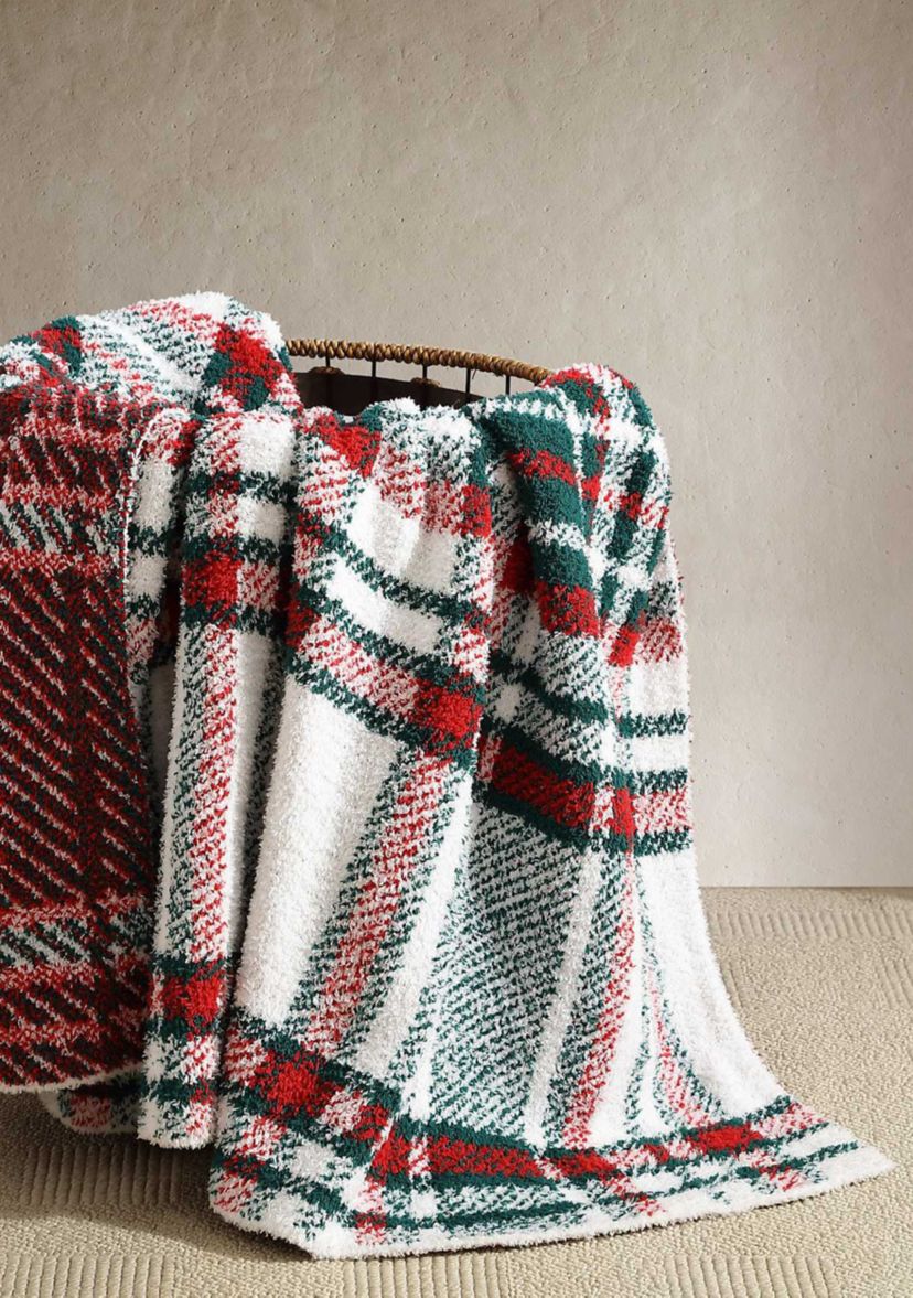 Emmet Plaid Microfiber Throw Blanket