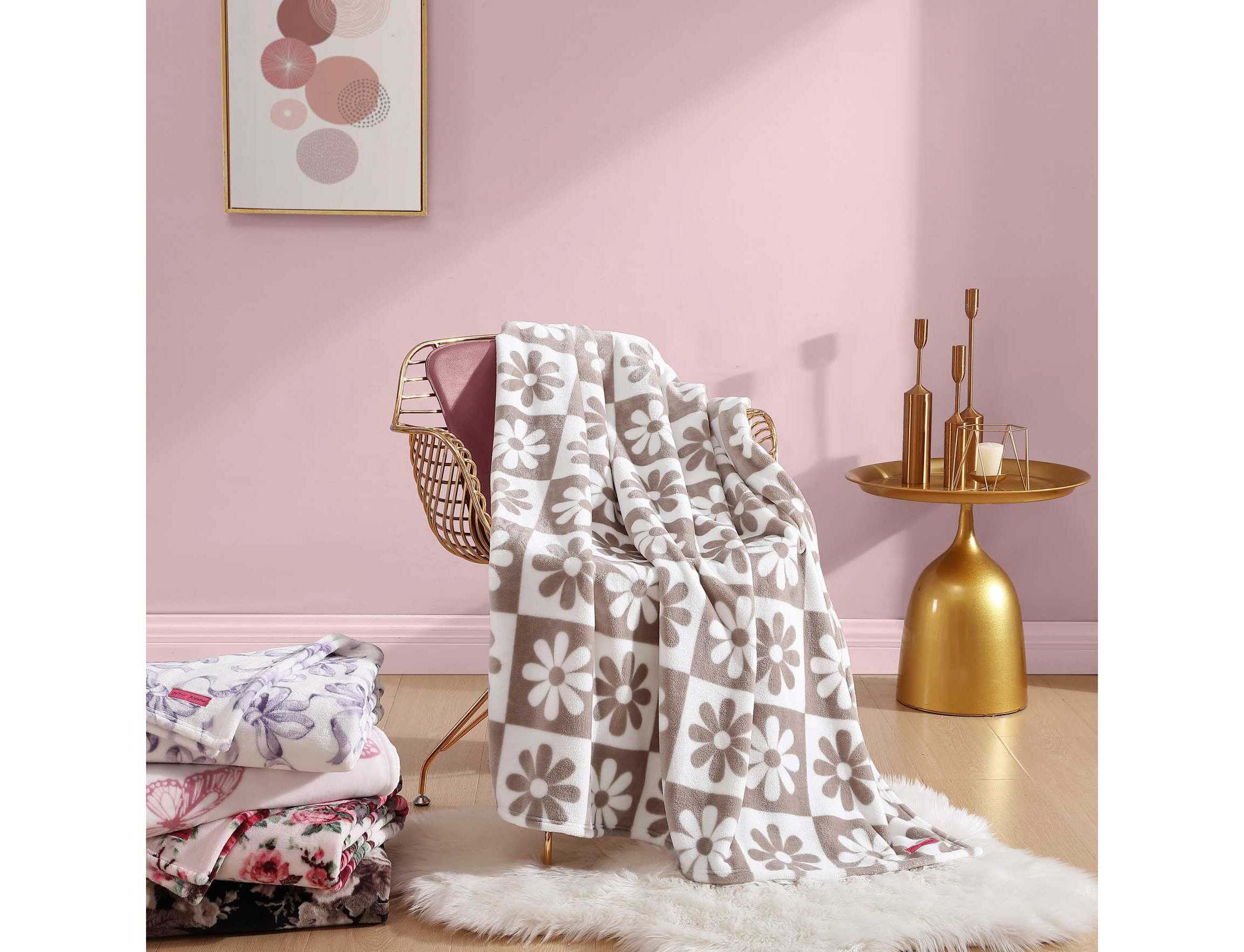 Ballet Bows Microfiber Throw Blanket