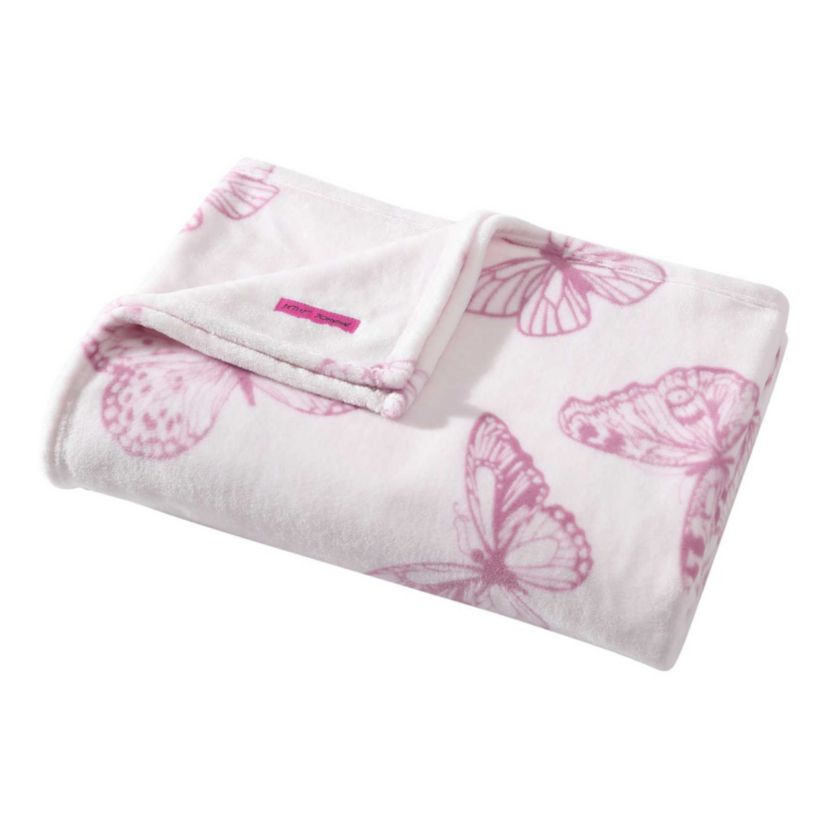Malachite Butterfly Microfiber Throw Blanket