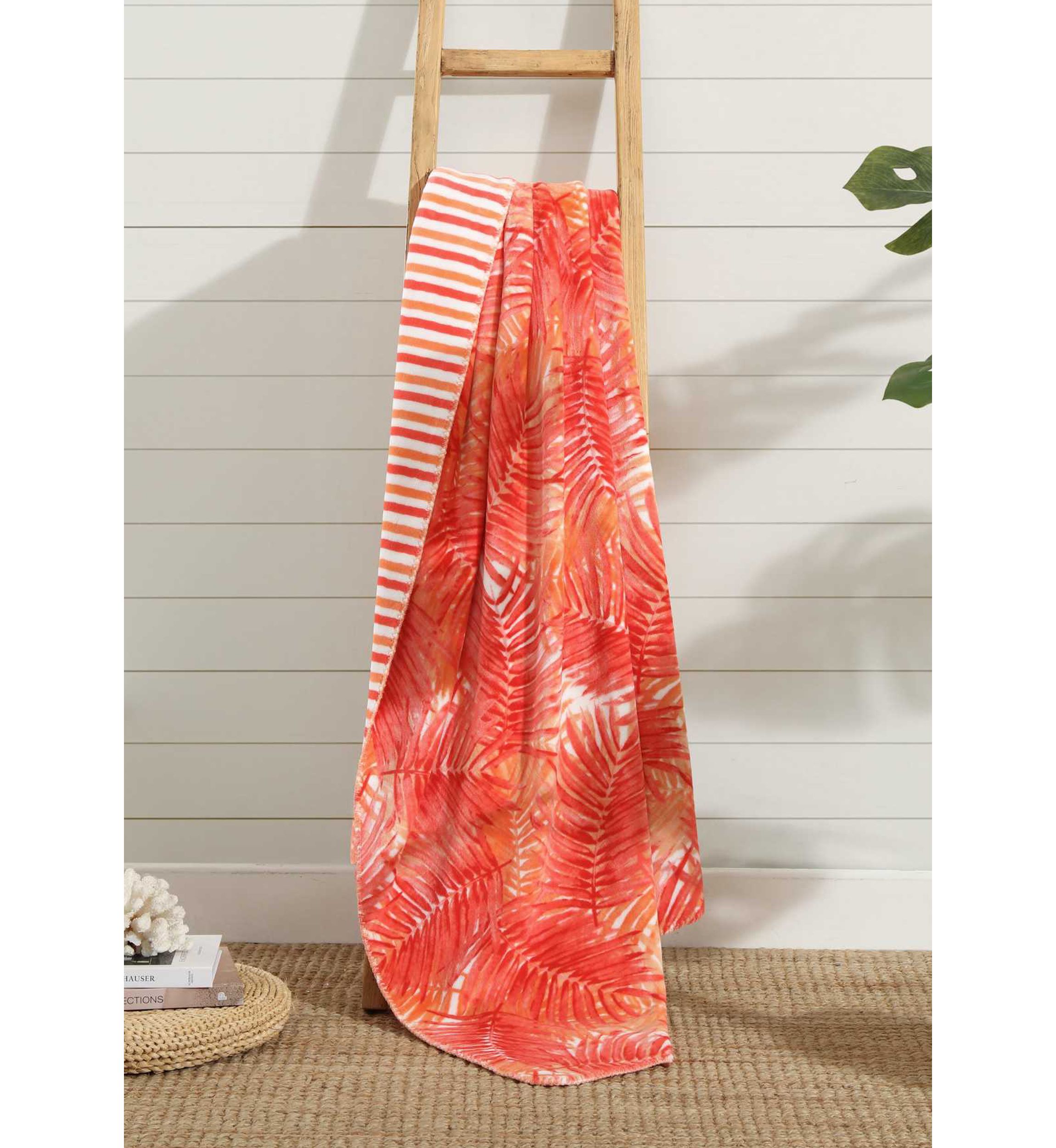 Hot Tropics Microfiber Throw Blanket