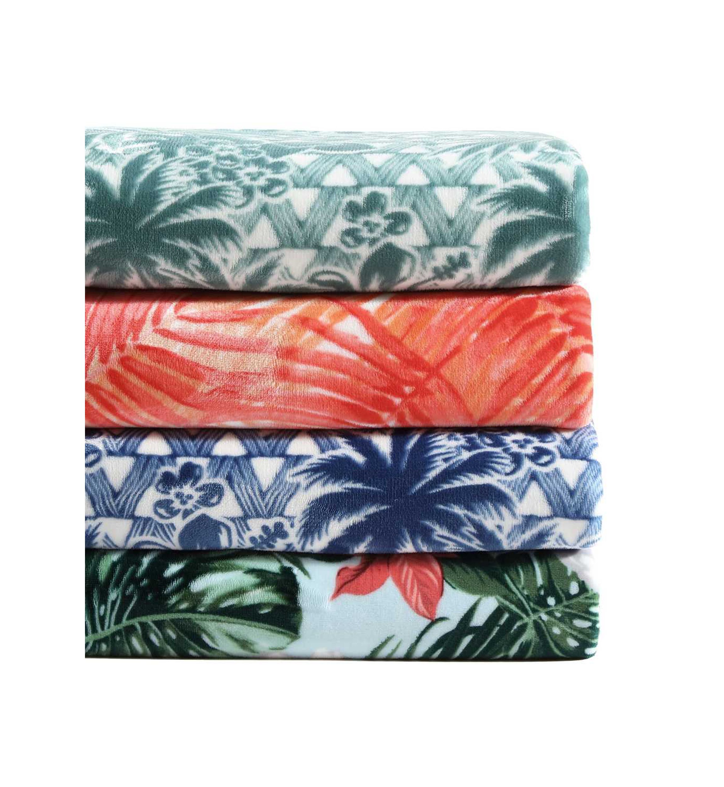 Hot Tropics Microfiber Throw Blanket