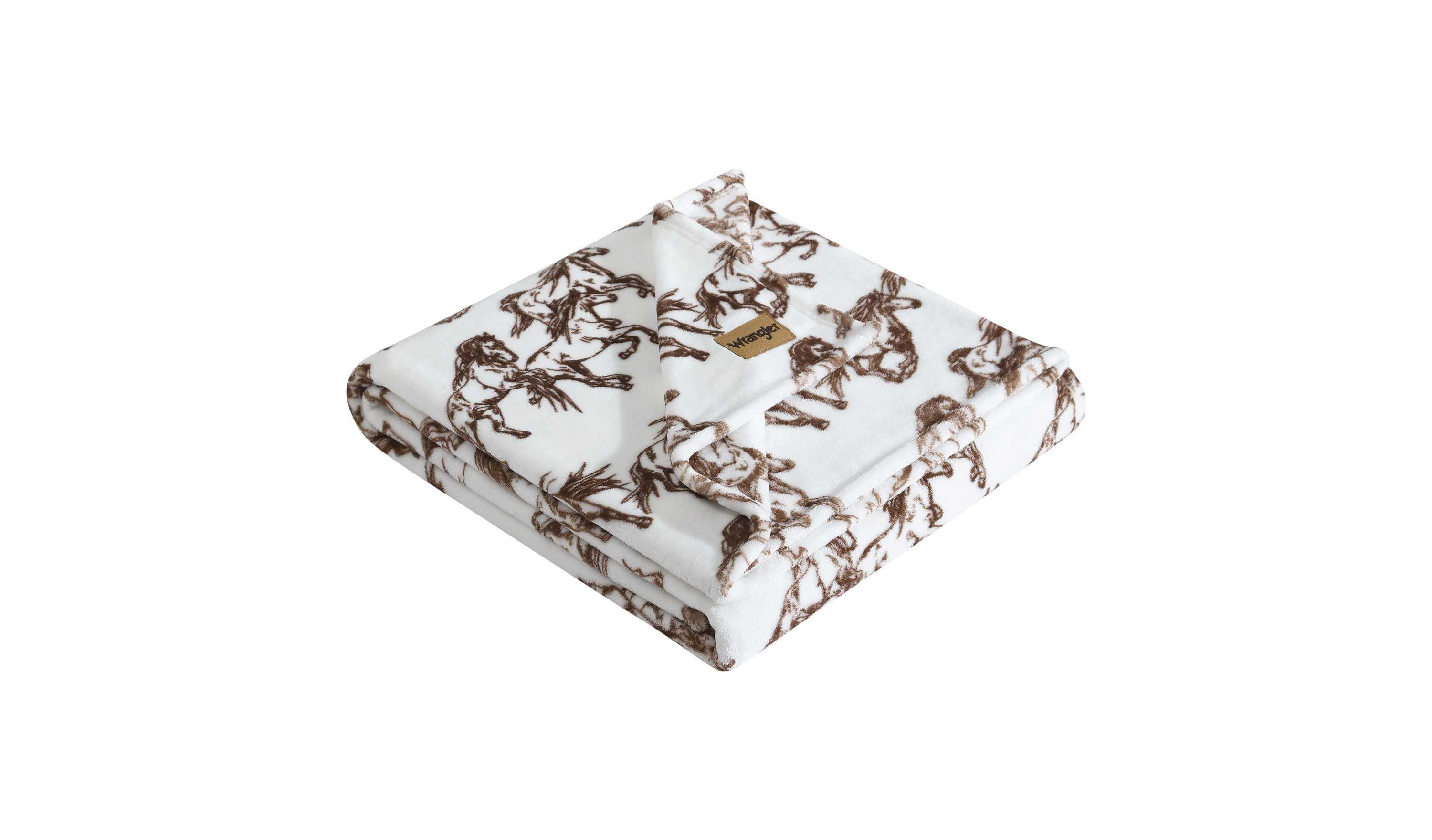Mustangs Microfiber Throw Blanket