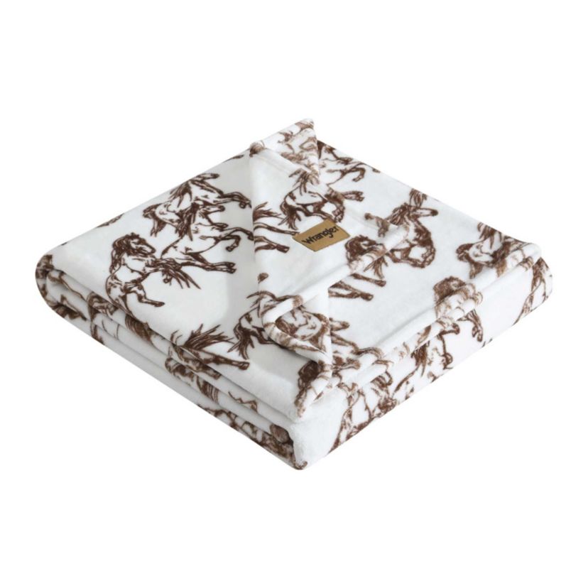 Mustangs Microfiber Throw Blanket