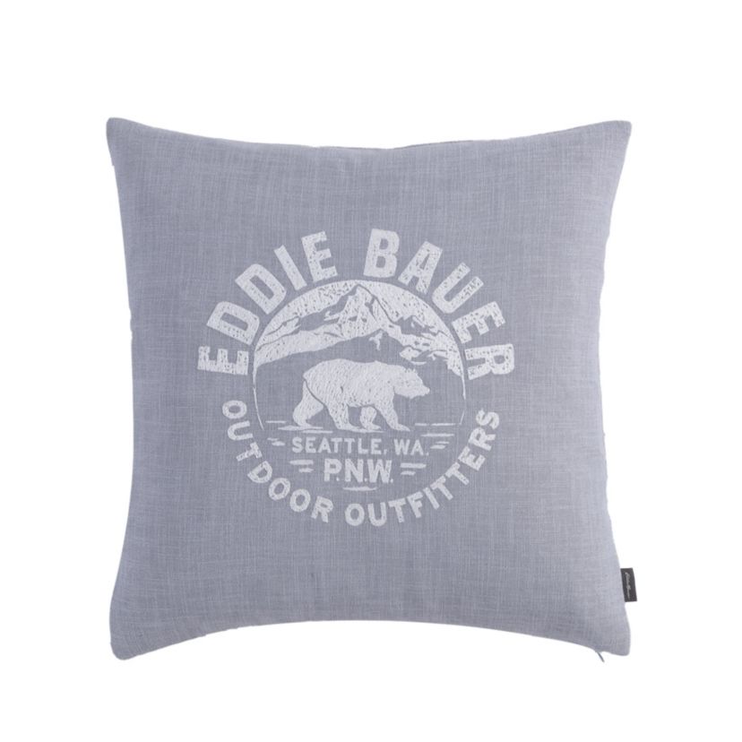 Bear Outdoor Outfitters Polyester Square Pillow Cover