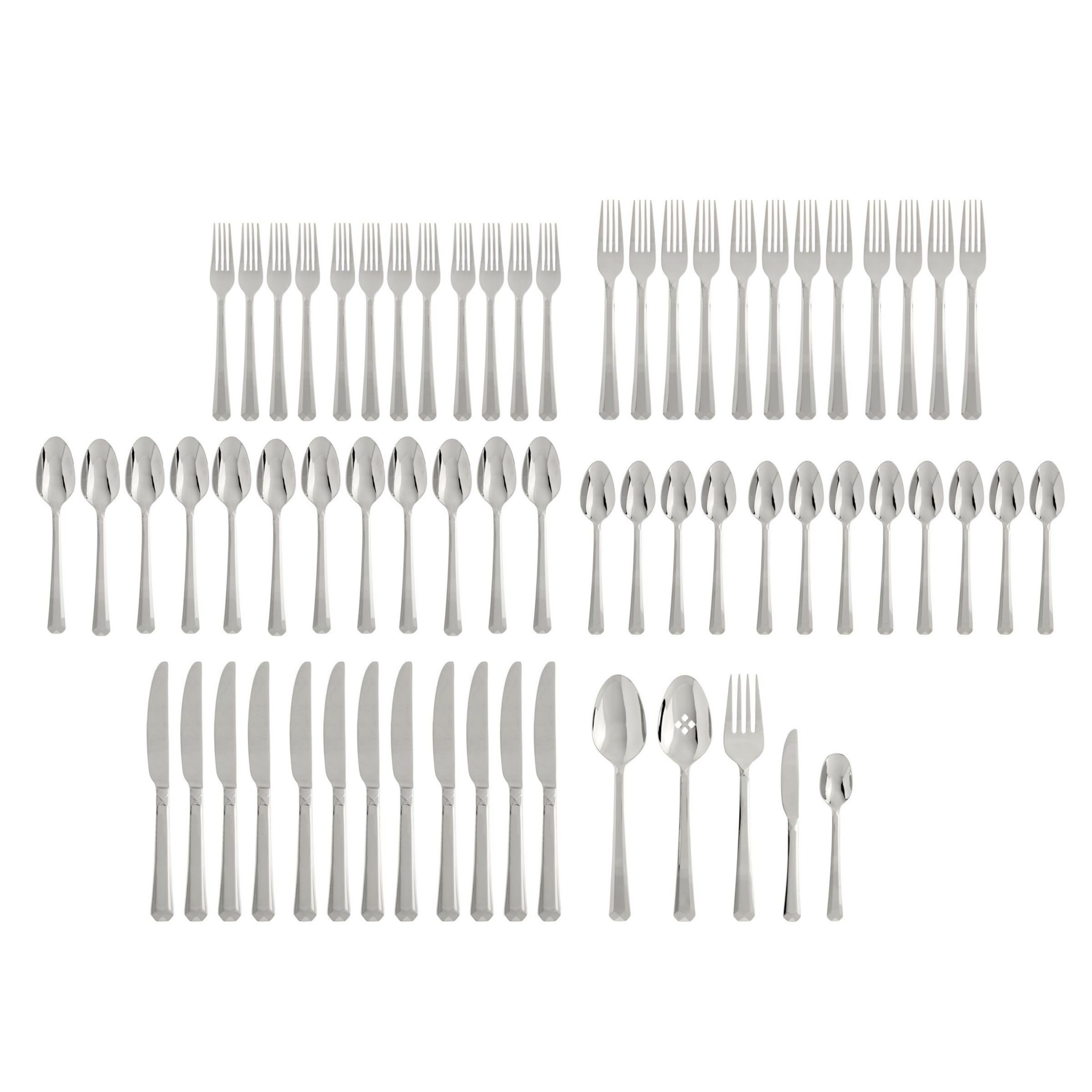 Chroma 65 Piece Fine Flatware Set, Service For 12