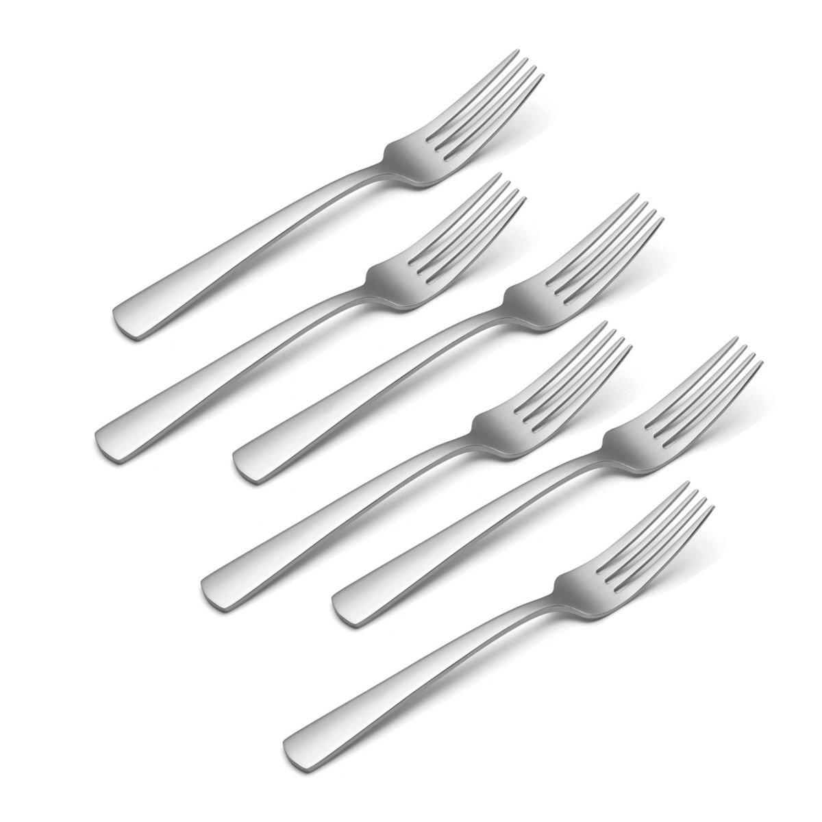 Aptitude Everyday Flatware Dinner Forks, Set Of 6