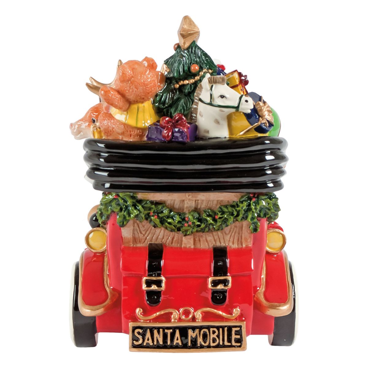 Fitz and Floyd Santa Classic Car Musical Figurine