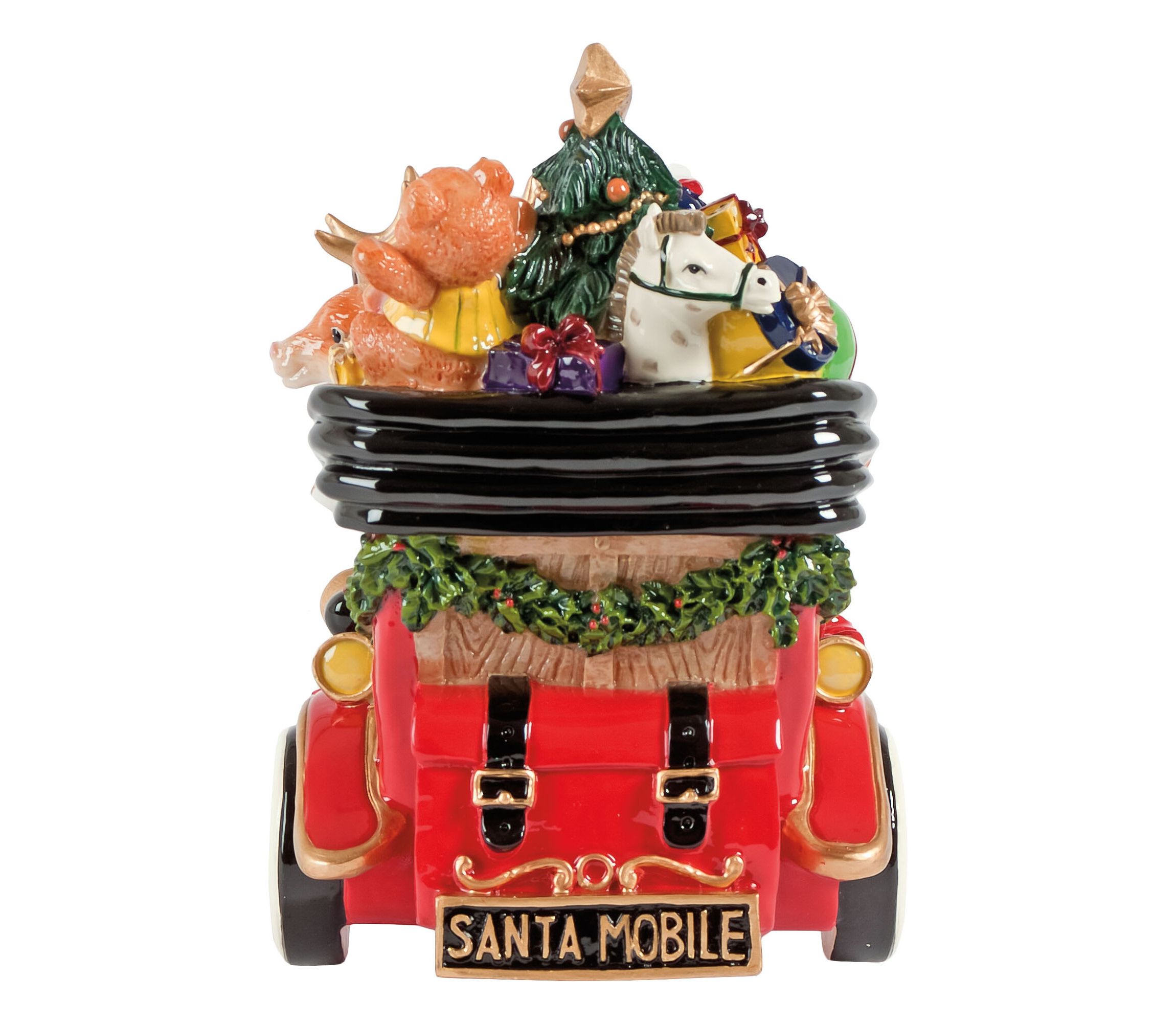 Fitz and Floyd Santa Classic Car Musical Figurine