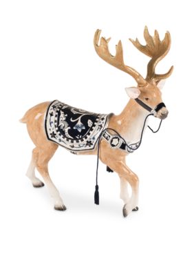 holiday deer figurine