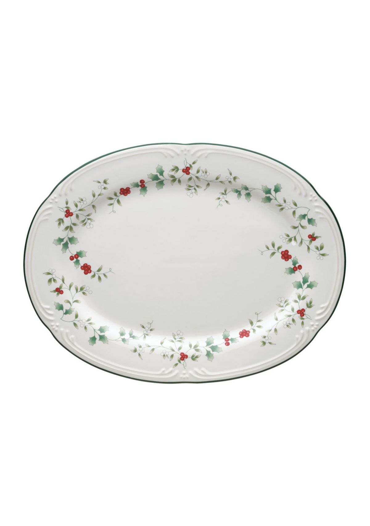 Winterberry Stoneware Serving Platter