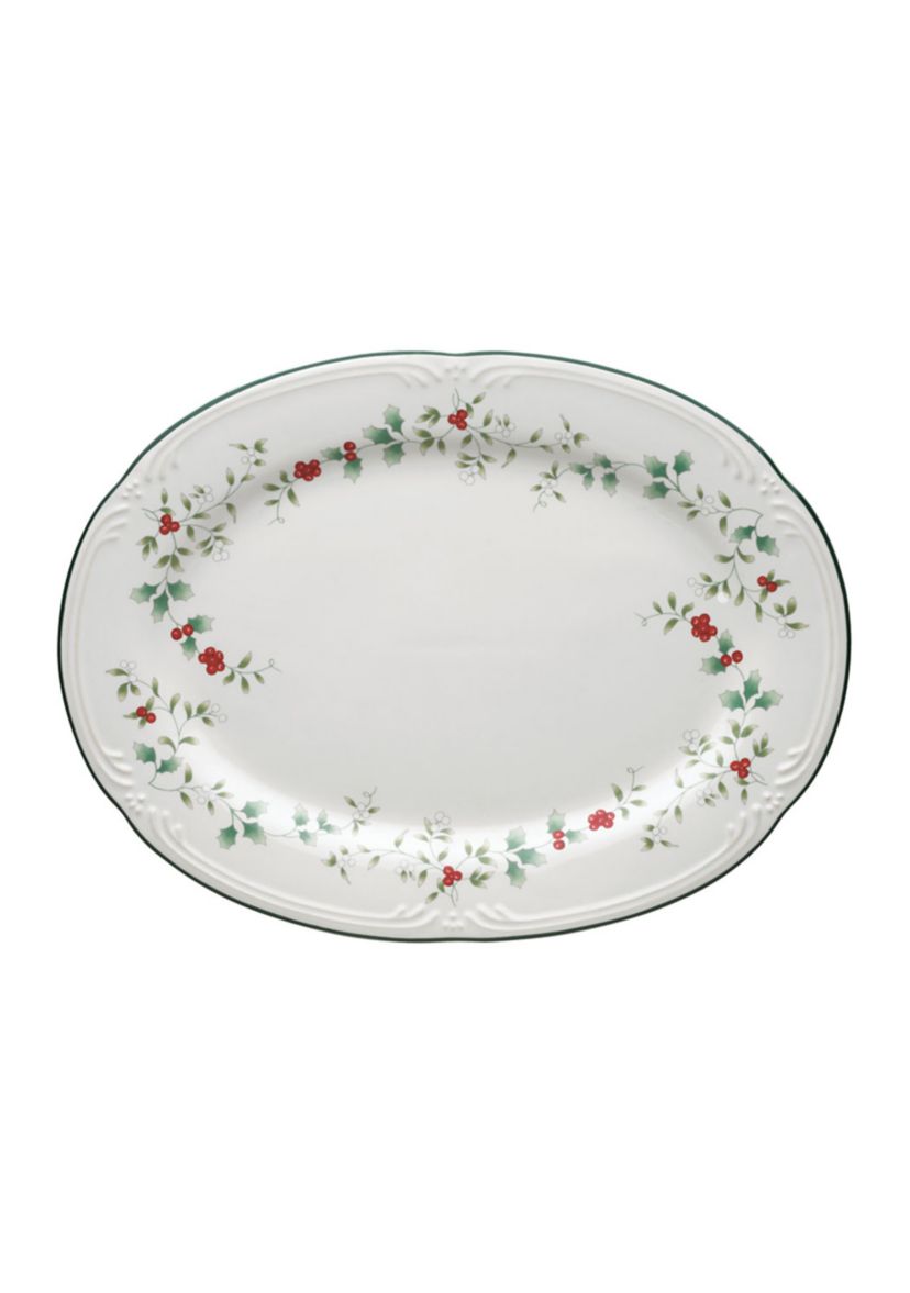 Winterberry Stoneware Serving Platter