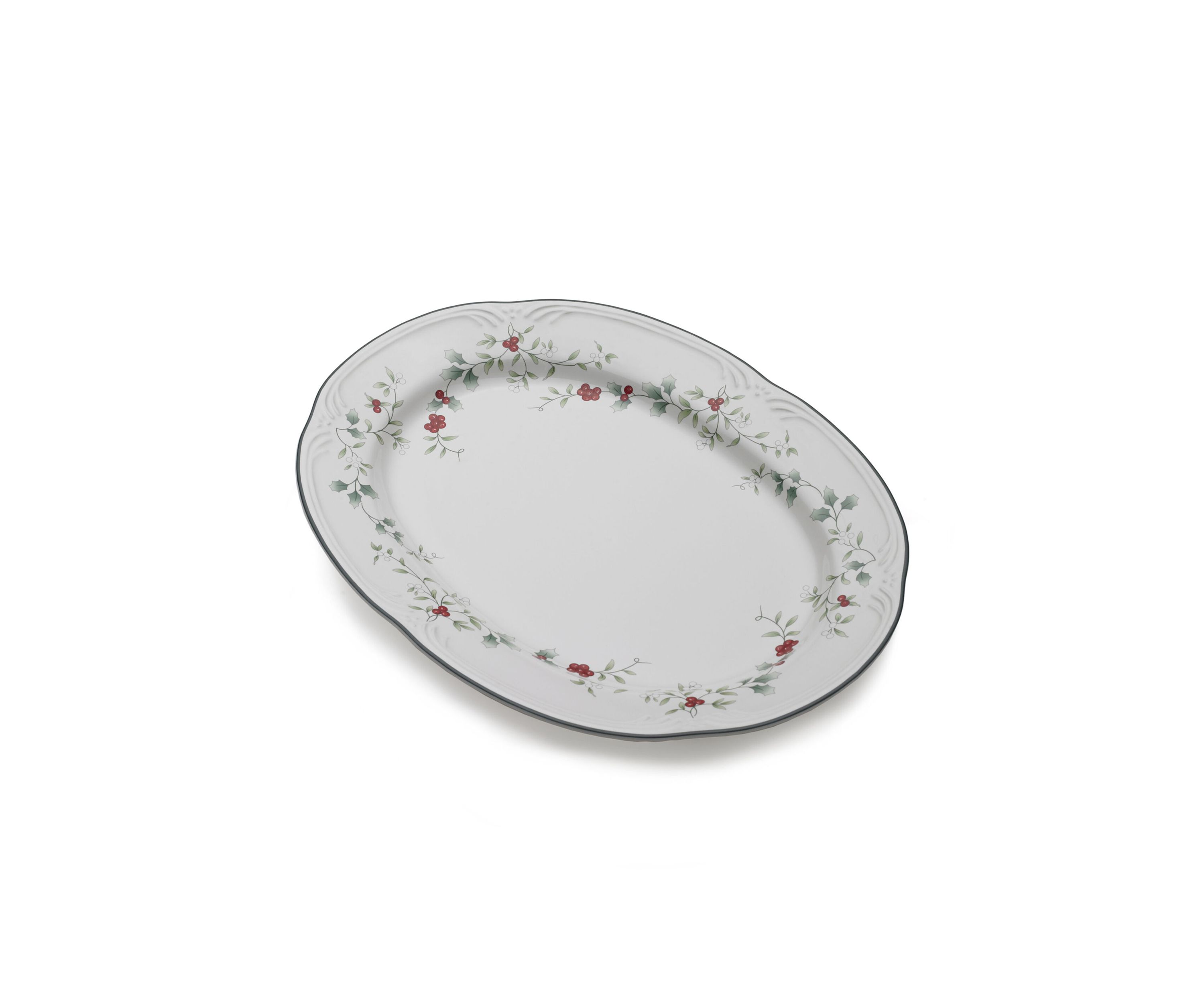 Winterberry Stoneware Serving Platter