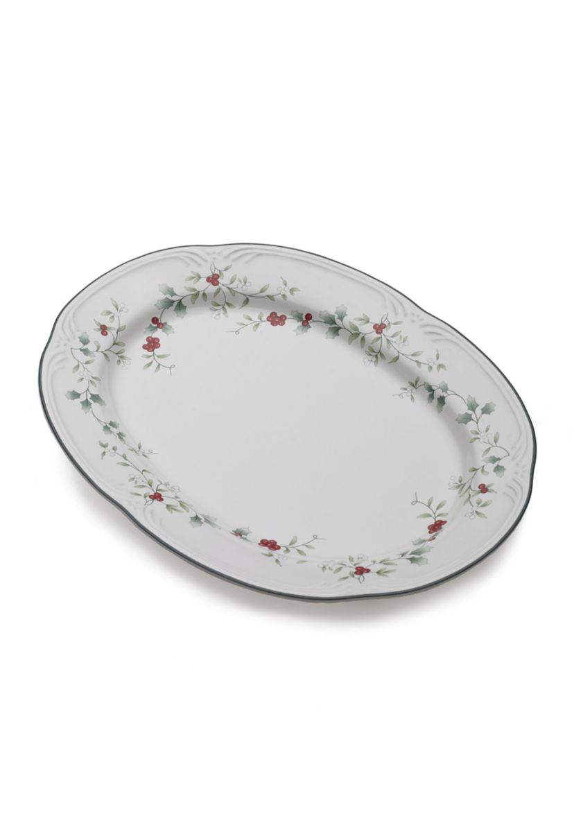 Winterberry Stoneware Serving Platter