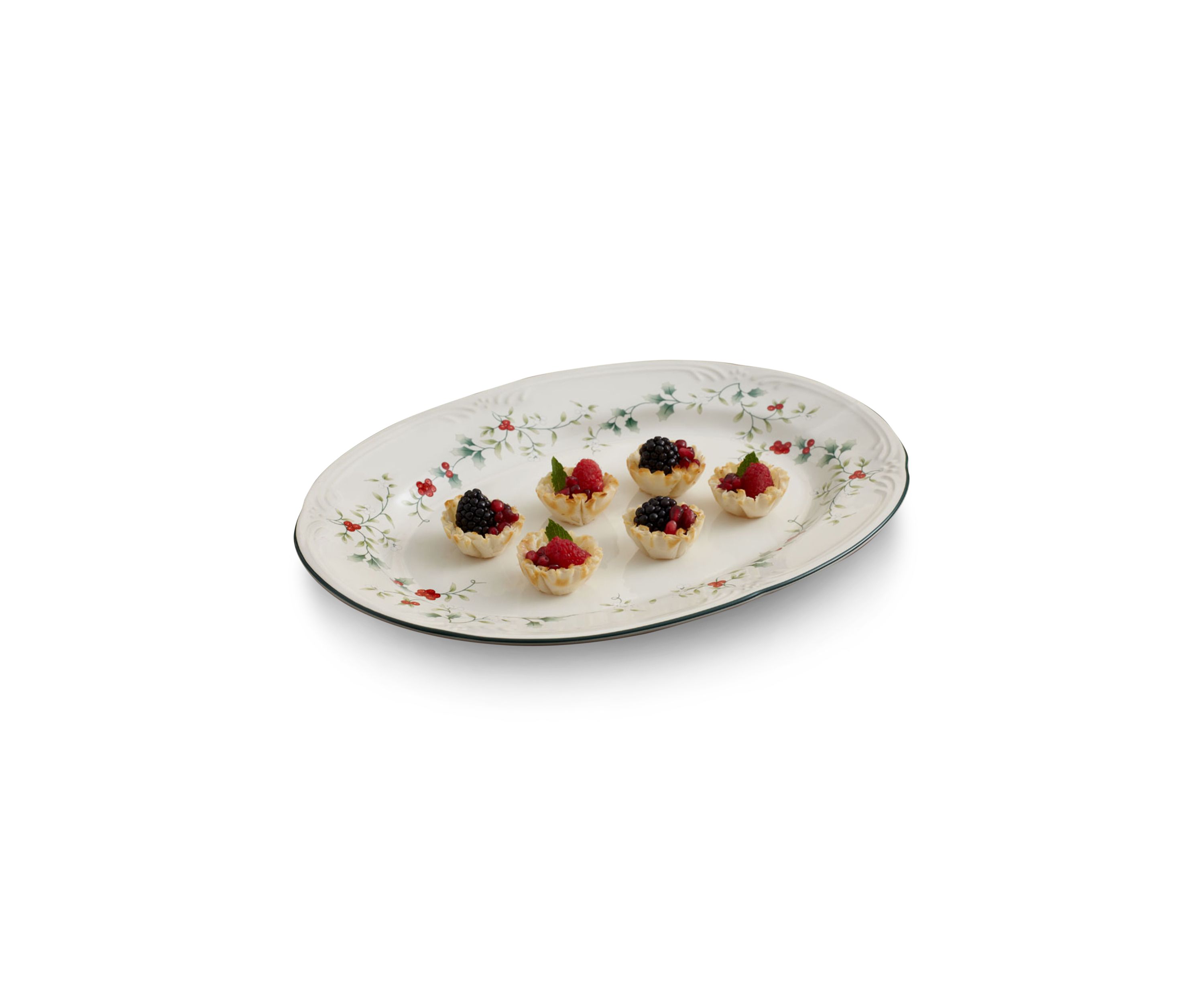 Winterberry Stoneware Serving Platter