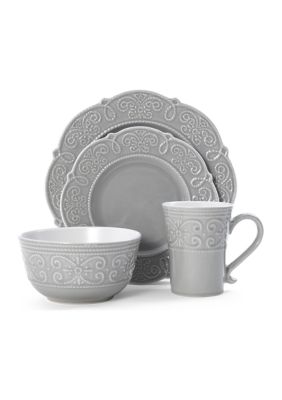 Abby 16-Piece Dinnerware Set, Service For 4