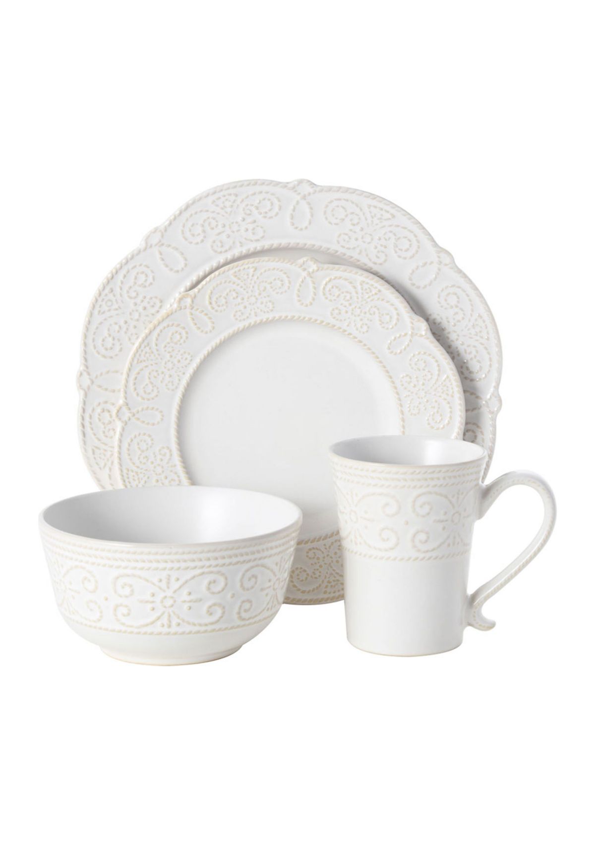 Abby 16-Piece Dinnerware Set, Service For 4