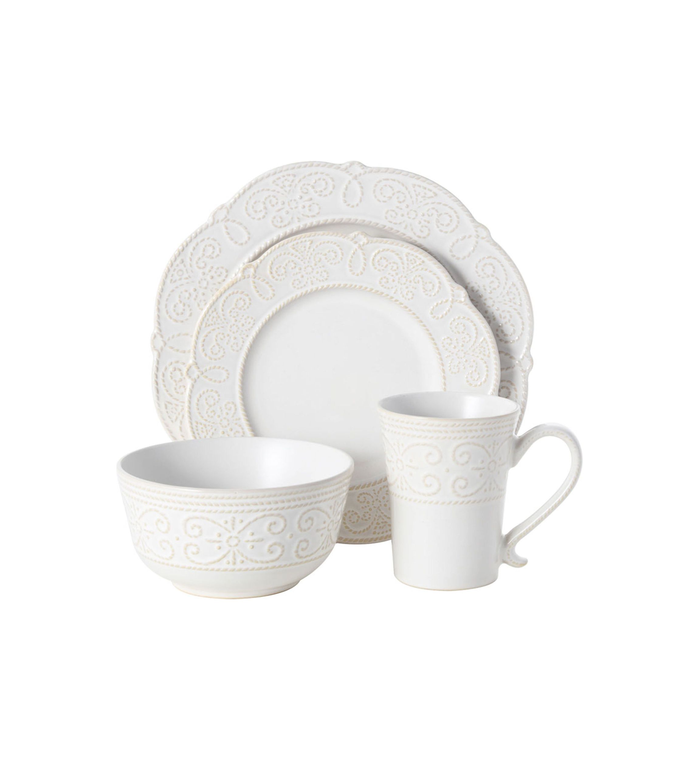 Abby 16-Piece Dinnerware Set, Service For 4