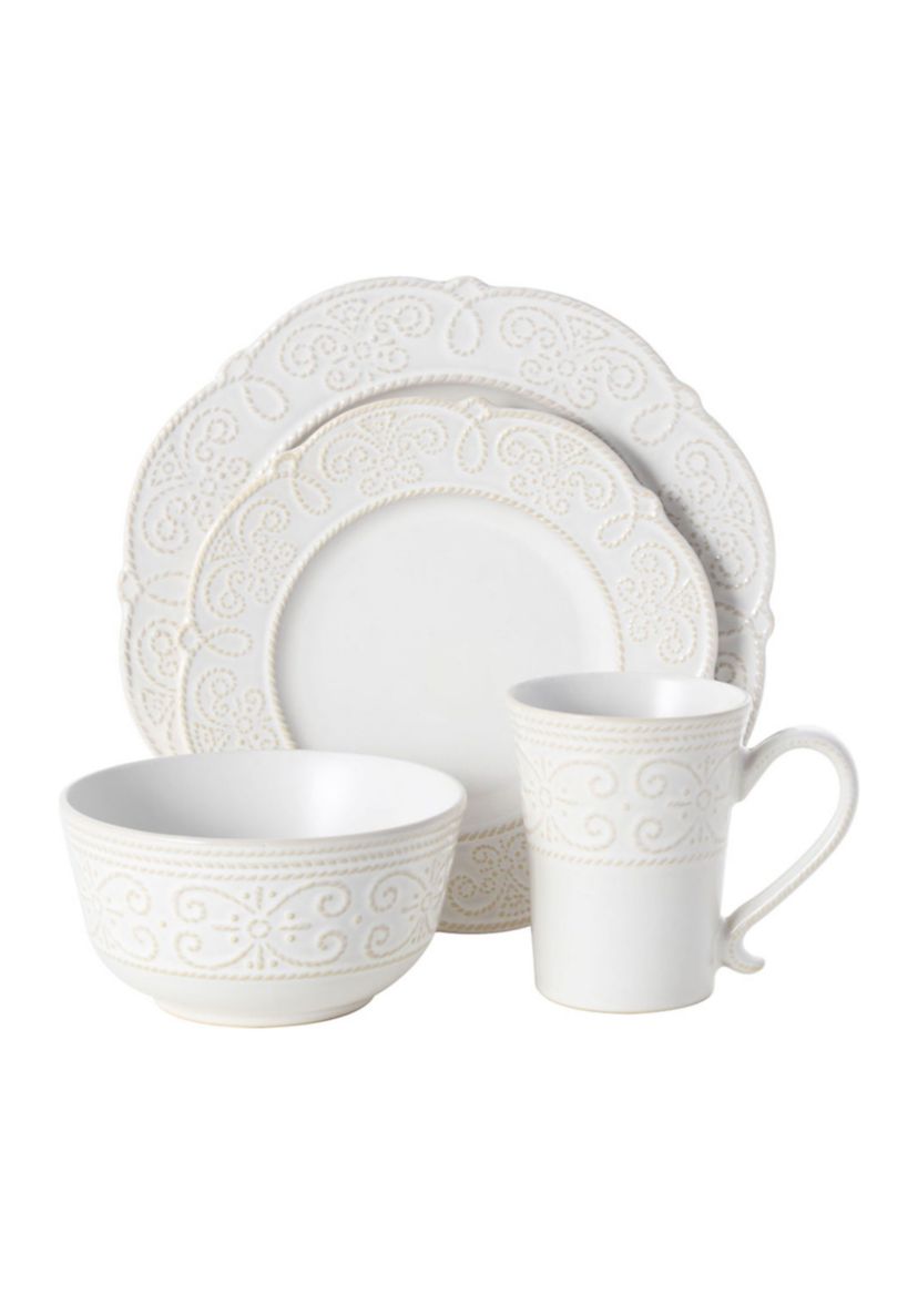 Abby 16-Piece Dinnerware Set, Service For 4