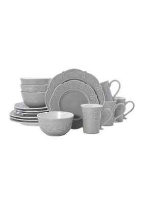 Abby 16-Piece Dinnerware Set, Service For 4