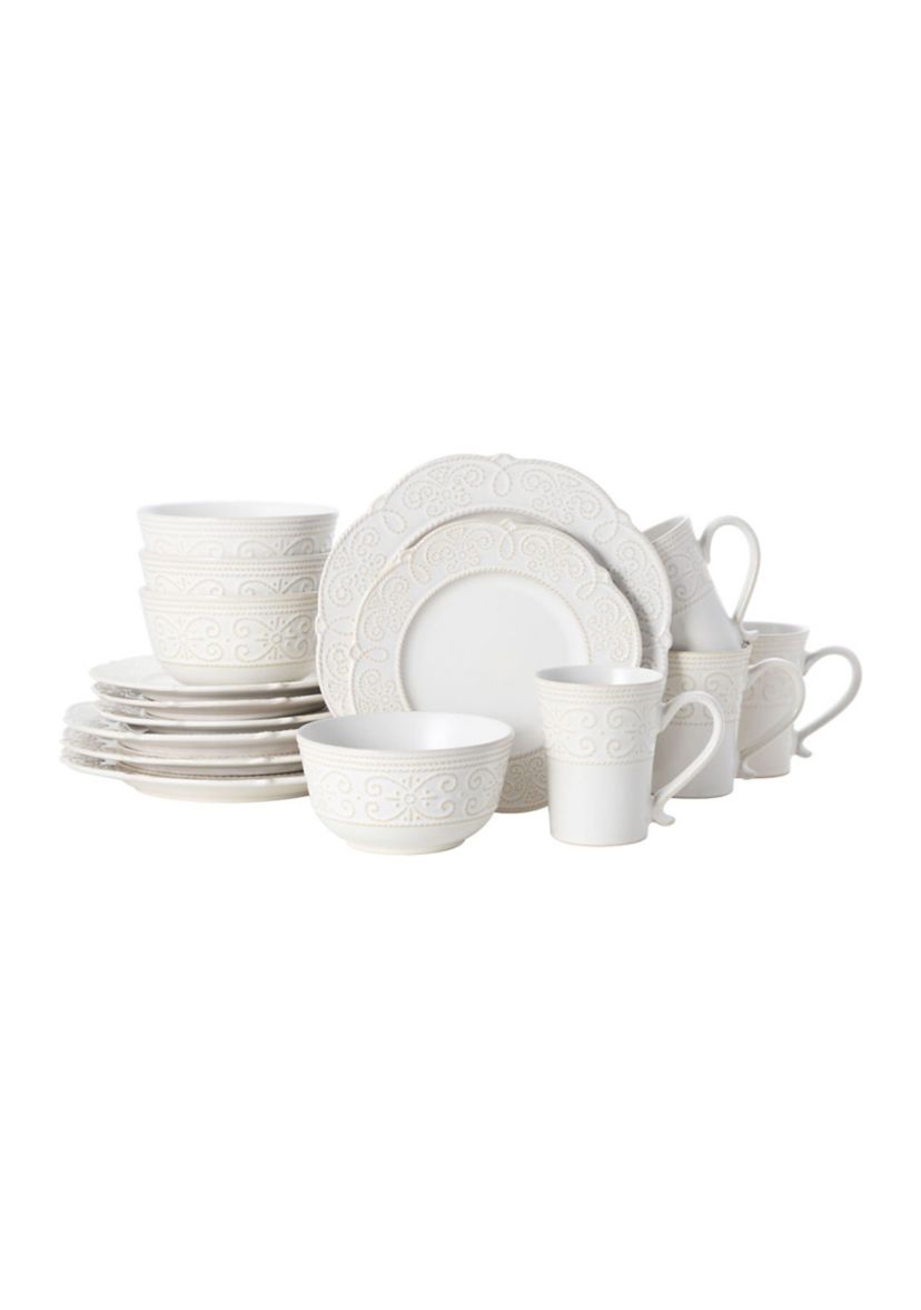 Abby 16-Piece Dinnerware Set, Service For 4