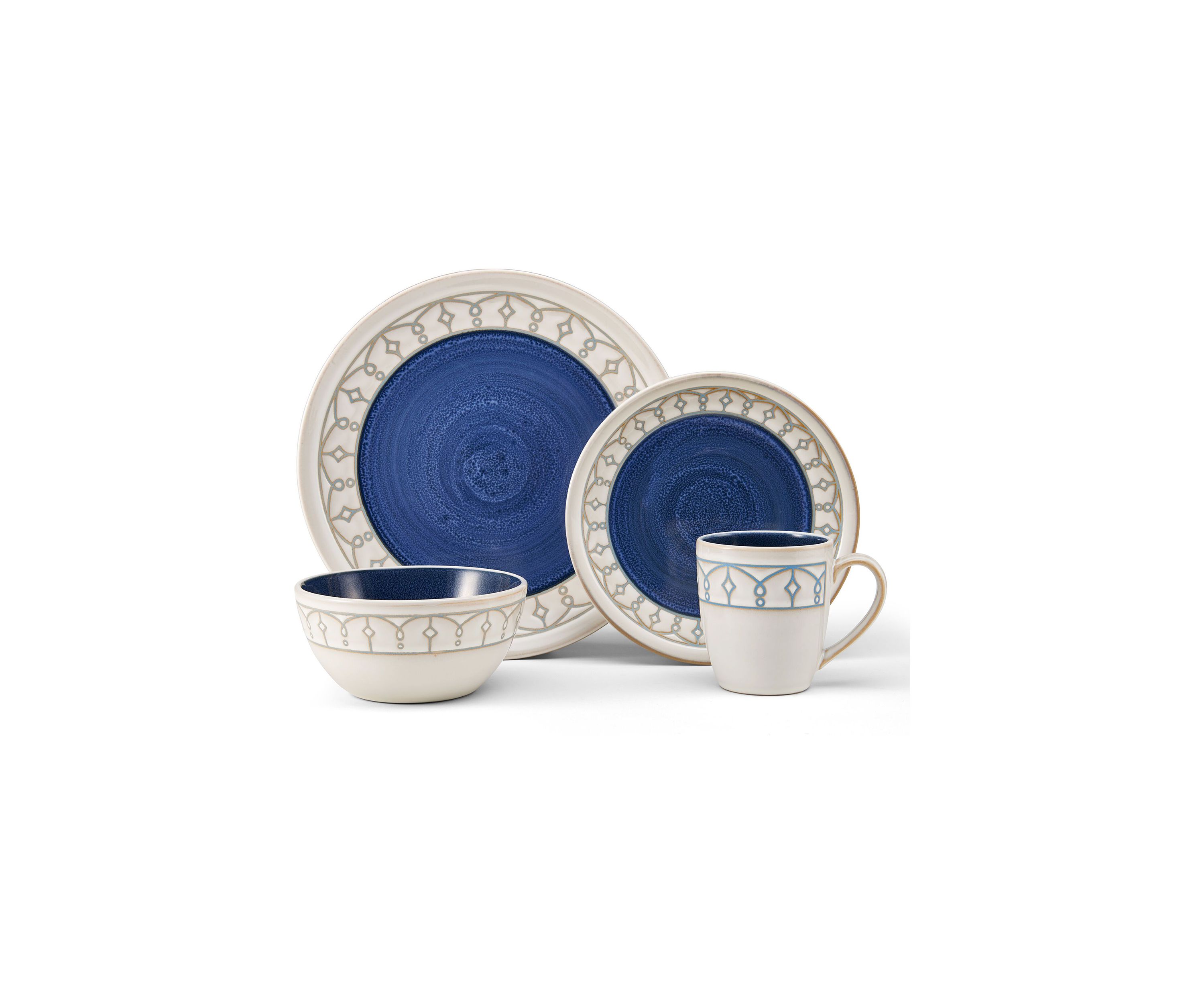 Remi 16 Piece Dinnerware Set, Service for 4