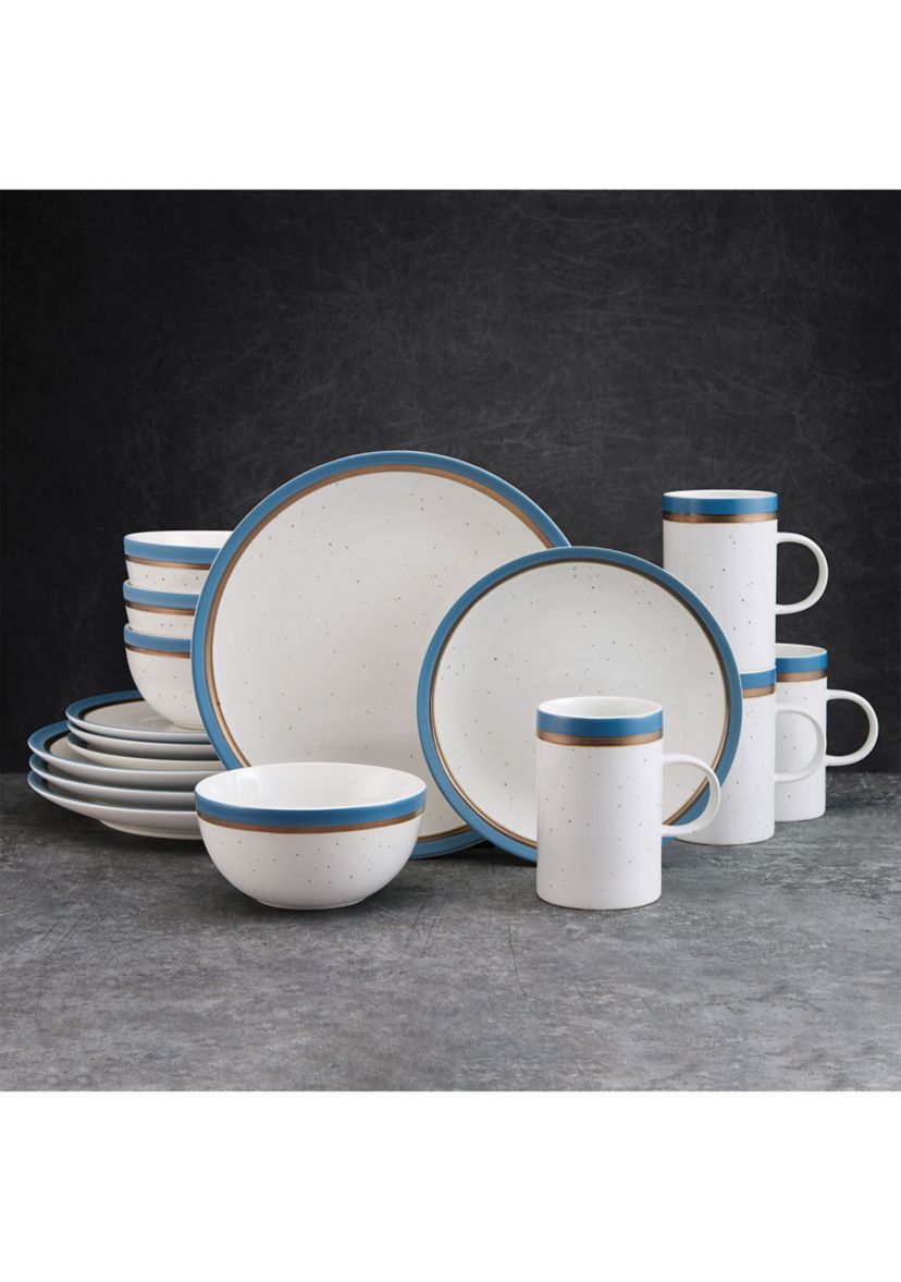 Ezra 16 Piece Dinnerware Set, Service For 4